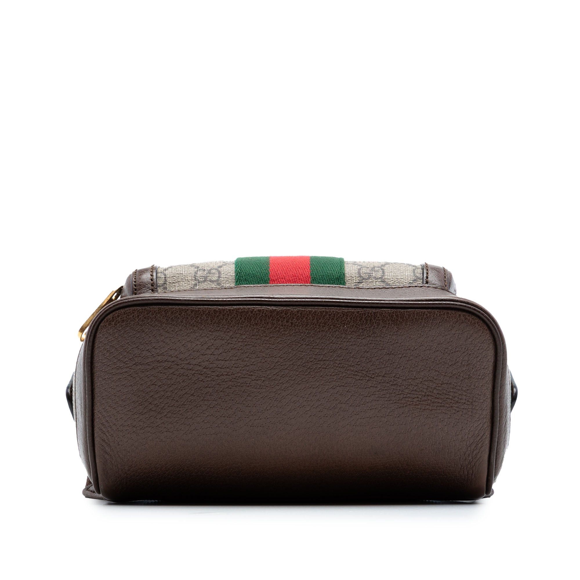 Gucci Small GG Supreme Web Ophidia Backpack Size ONE SIZE - 3 Thumbnail