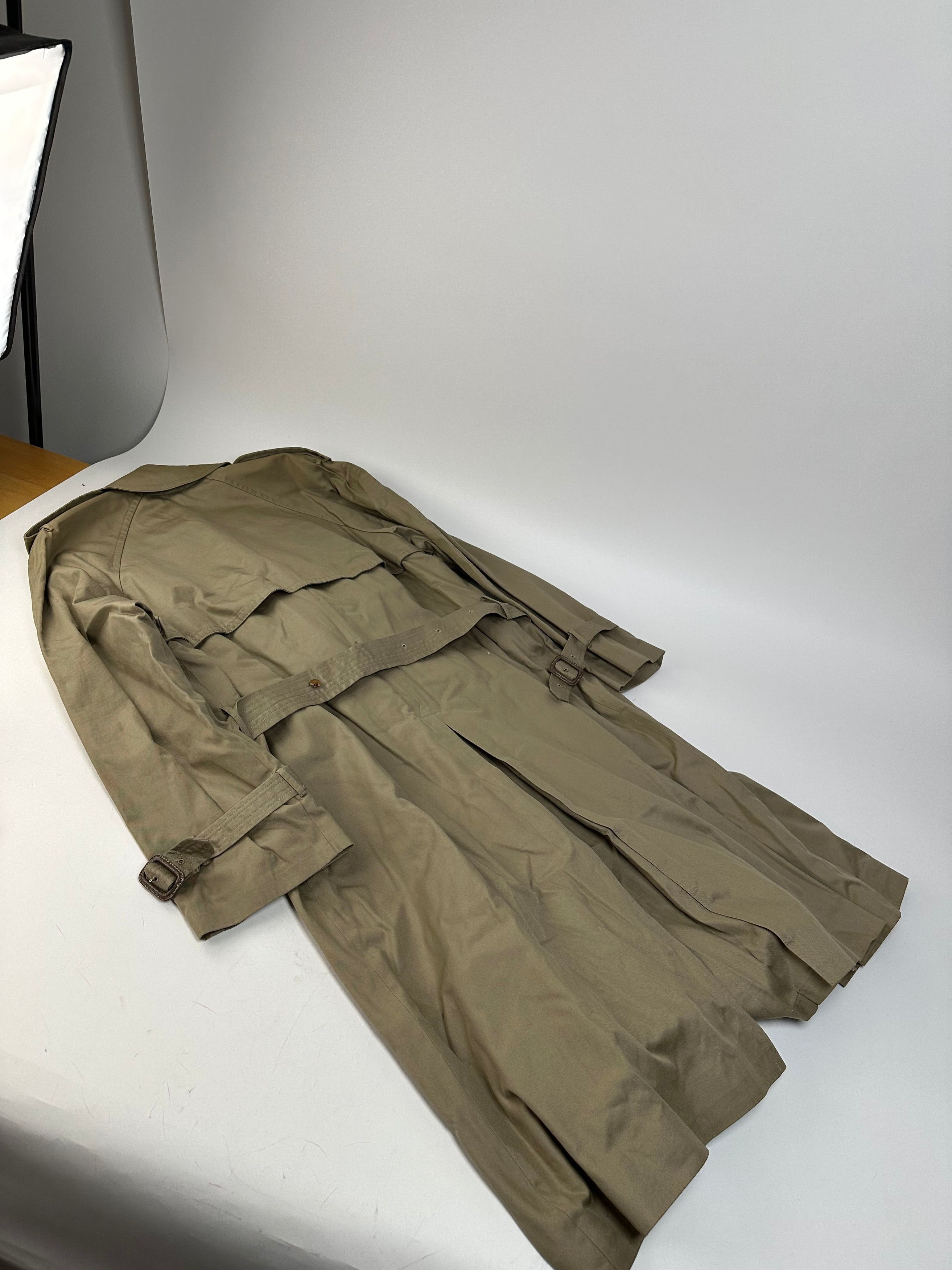 Yves Saint Laurent Vintage Trench Coat Sage Green M/L Size M / US 6-8 / IT 42-44 - 6 Thumbnail