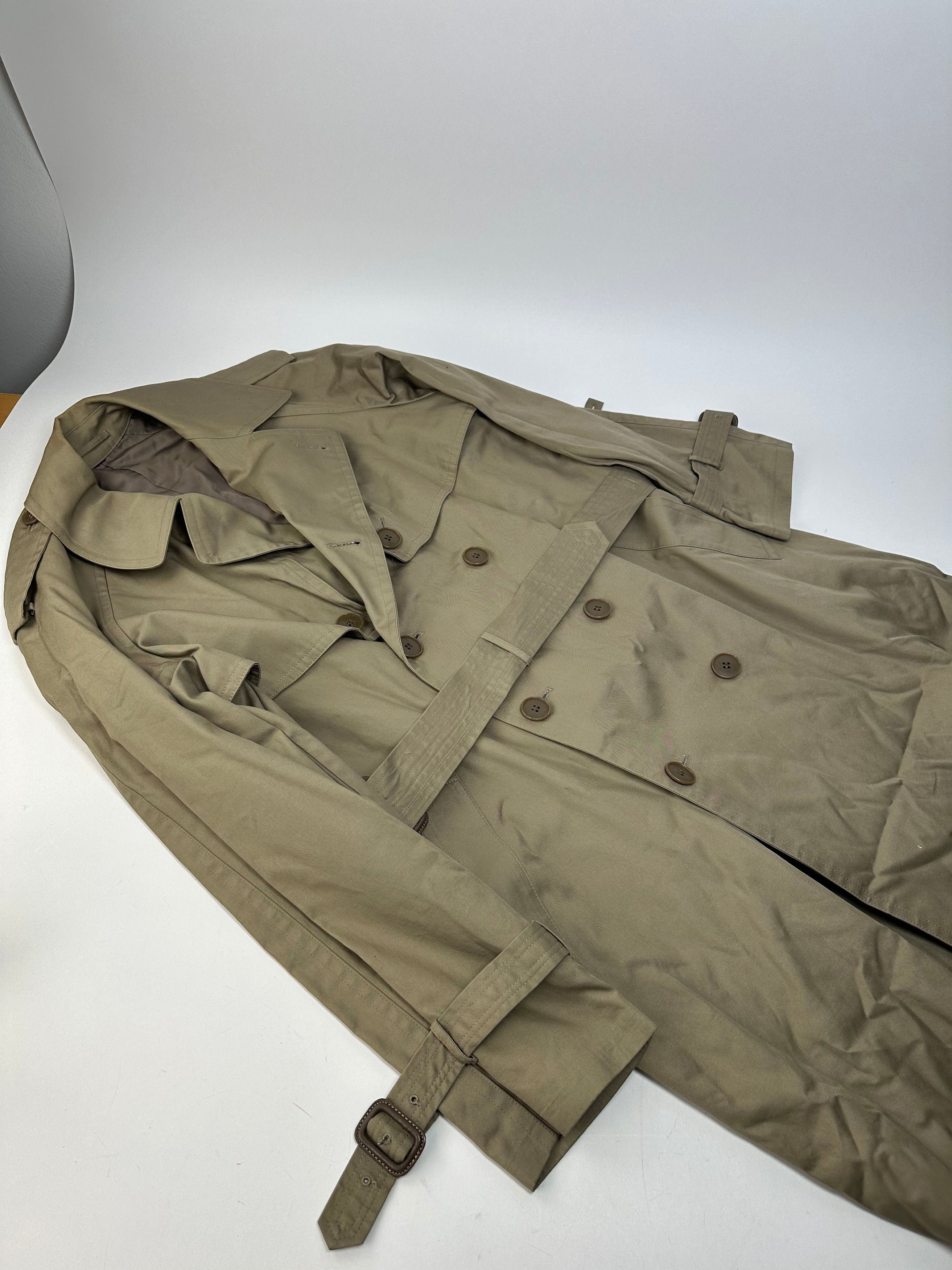 Yves Saint Laurent Vintage Trench Coat Sage Green M/L Size M / US 6-8 / IT 42-44 - 5 Thumbnail