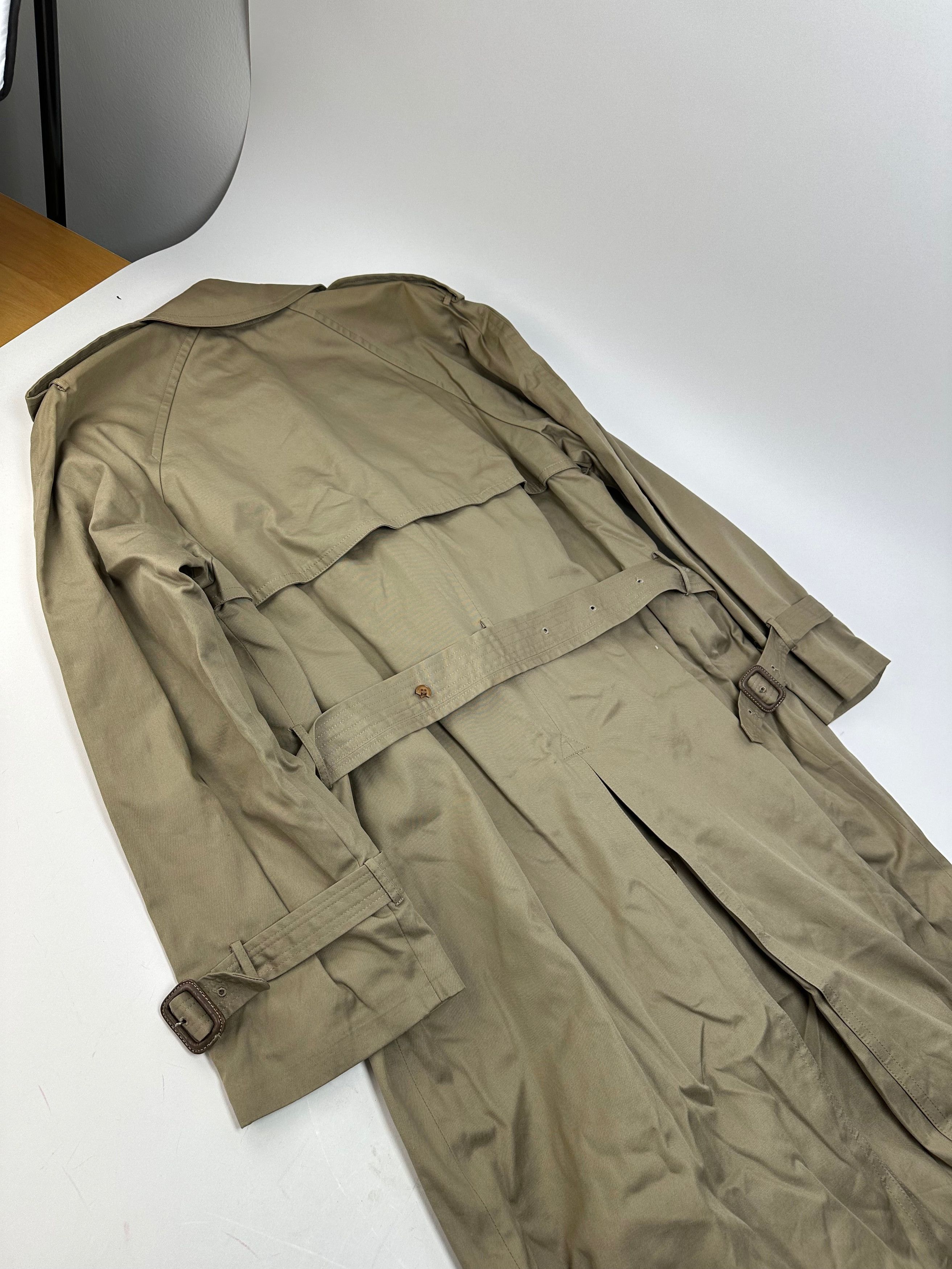 Yves Saint Laurent Vintage Trench Coat Sage Green M/L Size M / US 6-8 / IT 42-44 - 7 Thumbnail