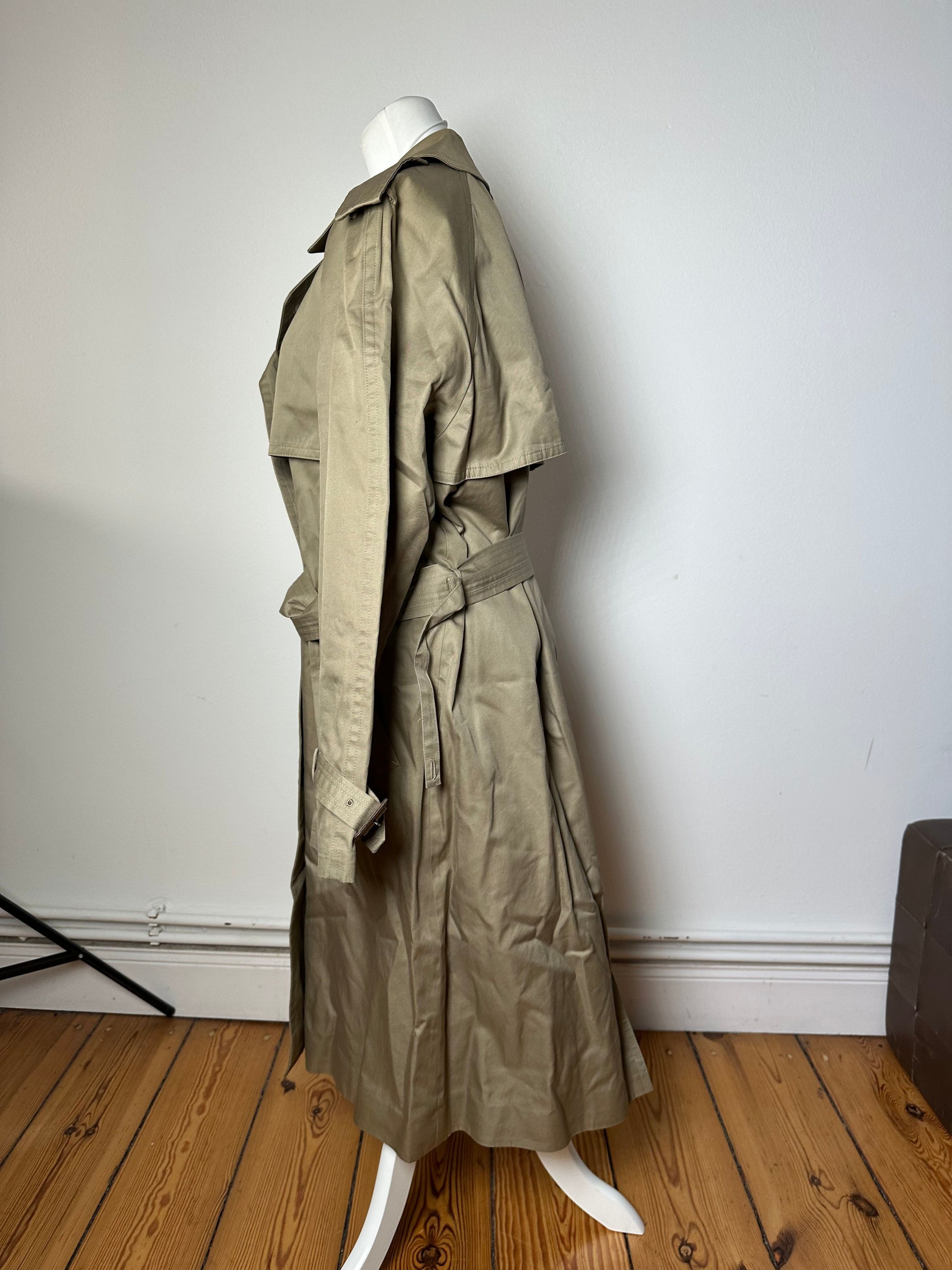 Yves Saint Laurent Vintage Trench Coat Sage Green M/L Size M / US 6-8 / IT 42-44 - 2 Thumbnail