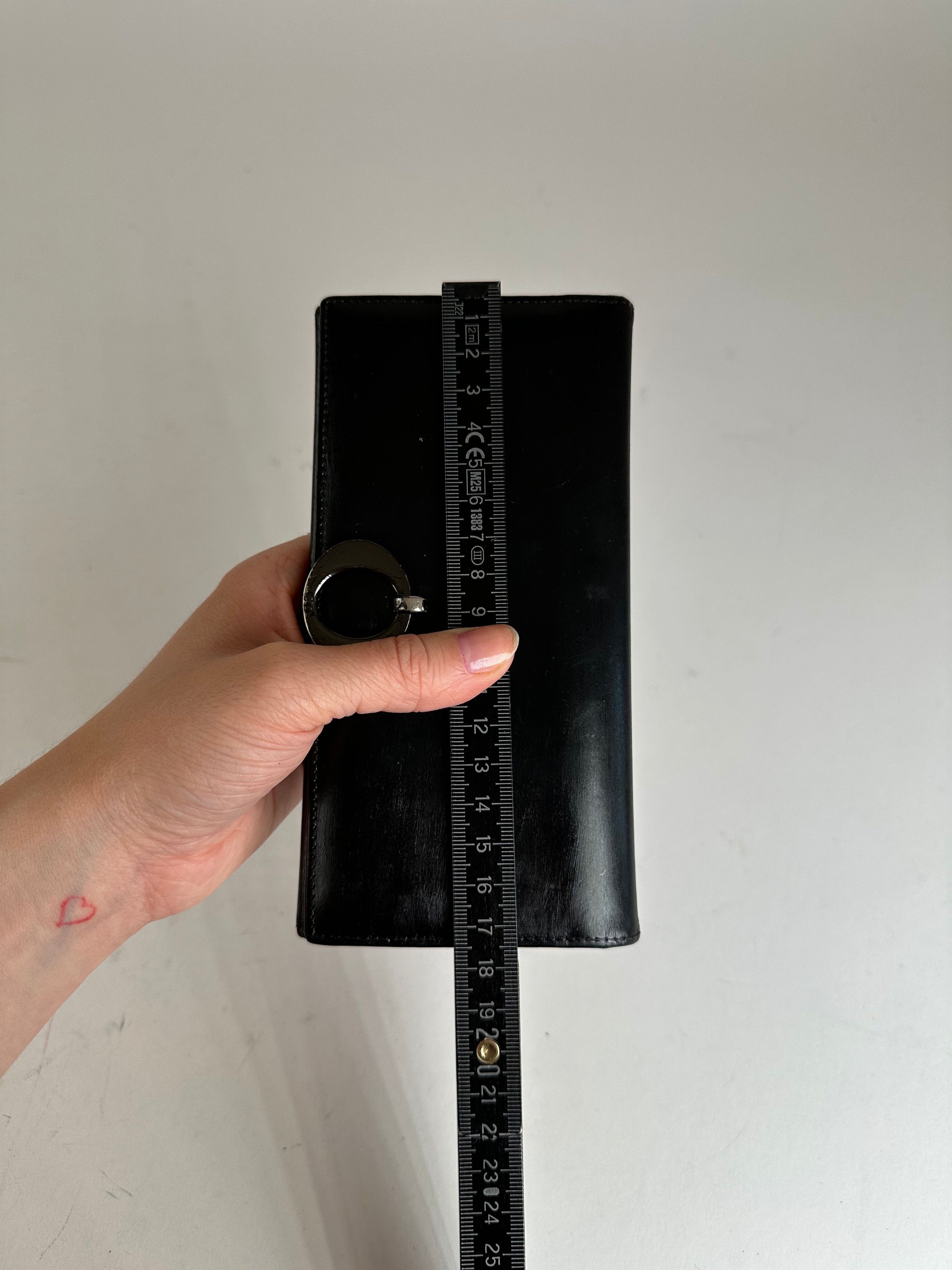 Dior Vintage Leather Flap Long Wallet Black Size ONE SIZE - 9 Thumbnail