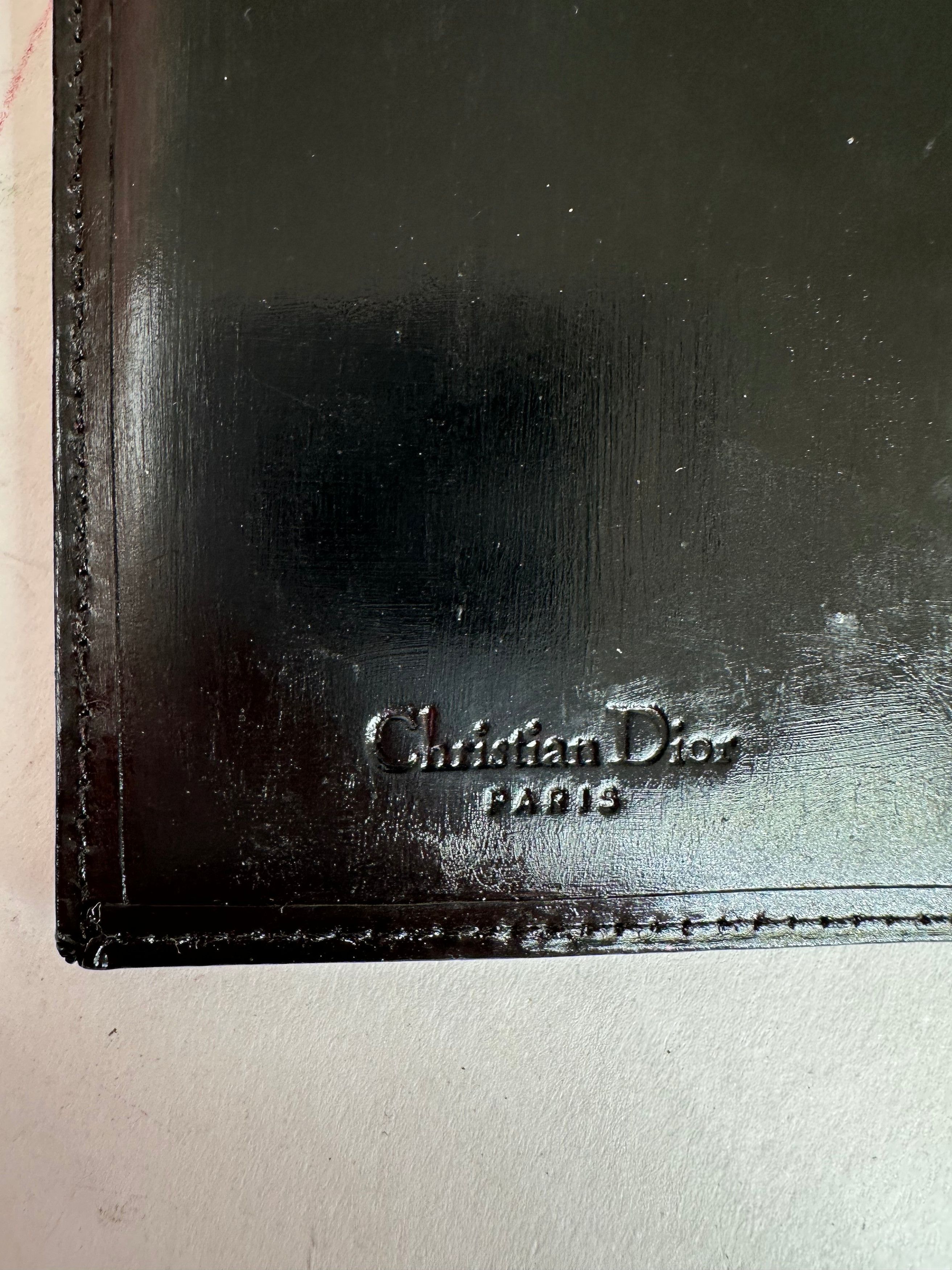 Dior Vintage Leather Flap Long Wallet Black Size ONE SIZE - 5 Thumbnail