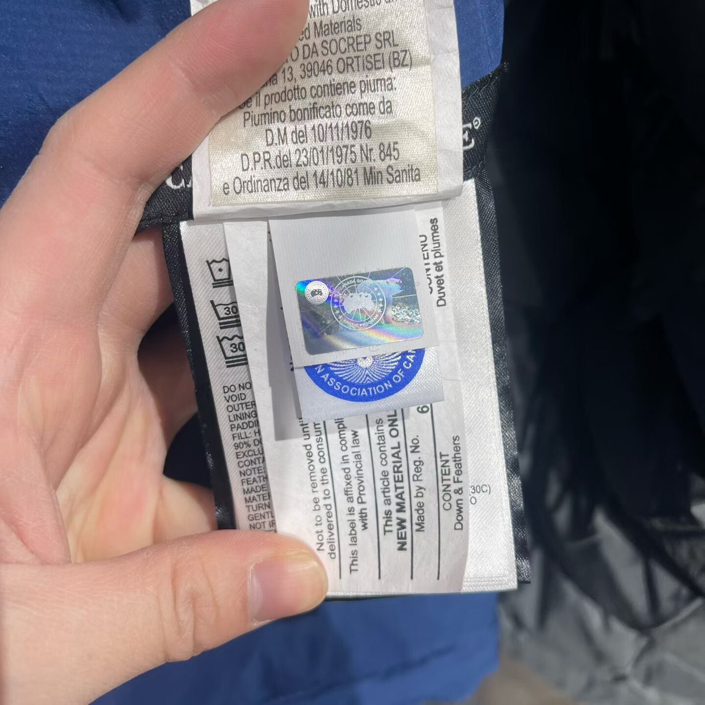 Canada Goose Canada Goose Down Blue Heavy Coat m Men Size US M / EU 48-50 / 2 - 6 Thumbnail