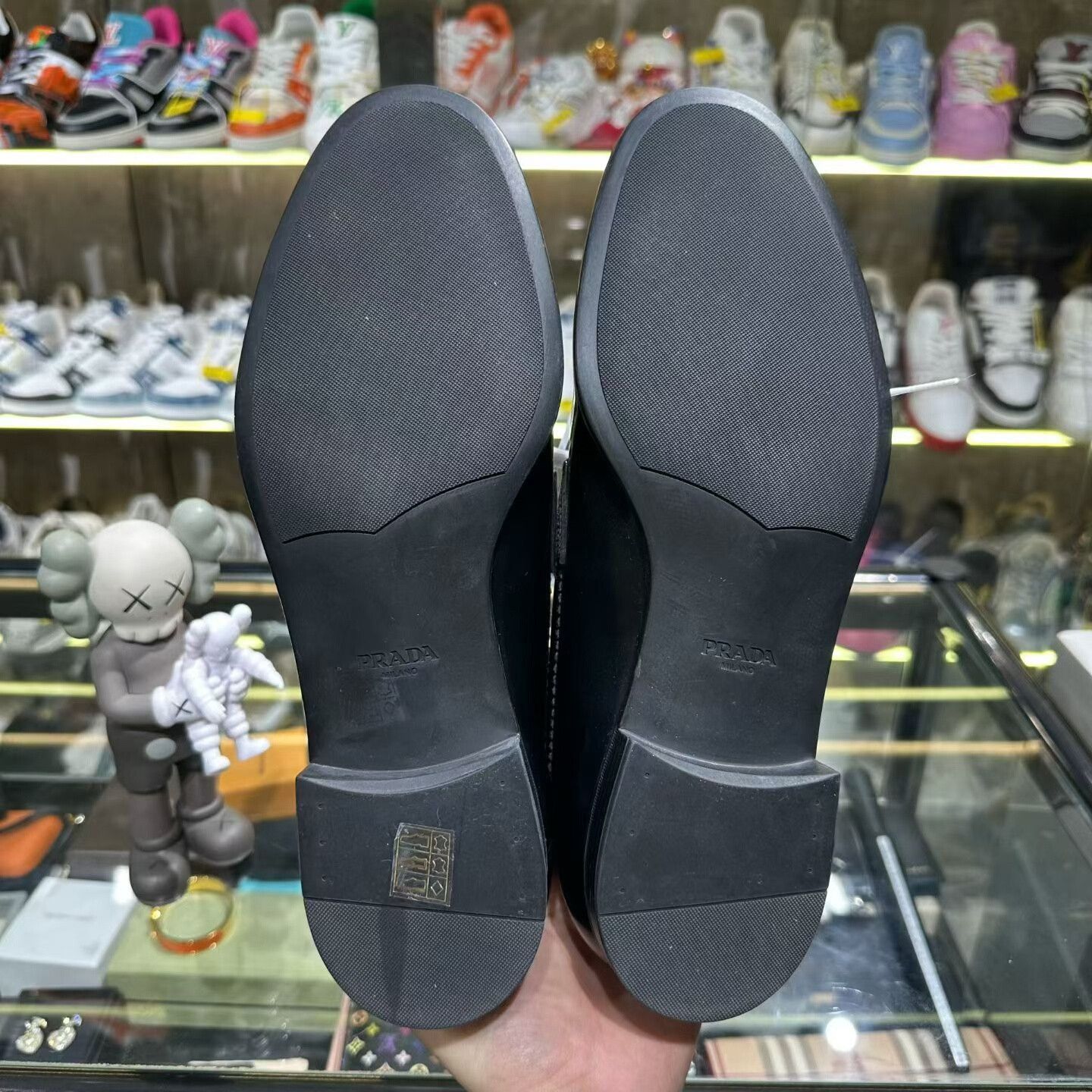 Prada Prada Patent Black Lowtop Sneakers 9.5 Men Size US 9.5 / EU 42-43 - 4 Thumbnail