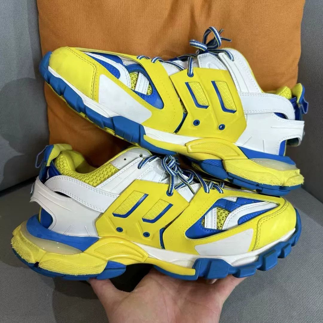 Balenciaga Balenciaga Yellow Lowtop Sneakers 10 Men Size US 10 / EU 43 - 4 Thumbnail