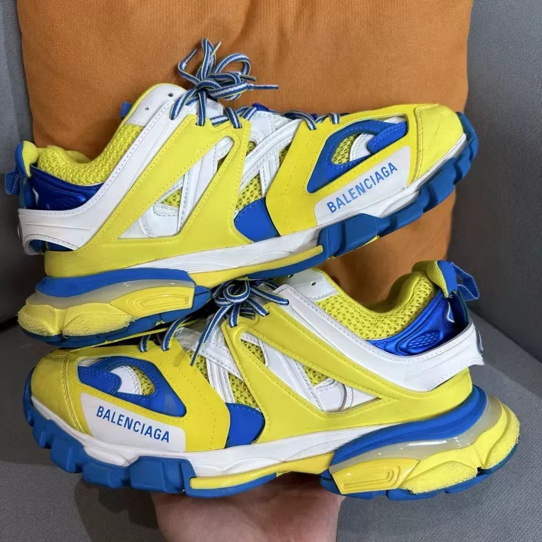 Balenciaga Balenciaga Yellow Lowtop Sneakers 10 Men Size US 10 / EU 43 - 5 Thumbnail
