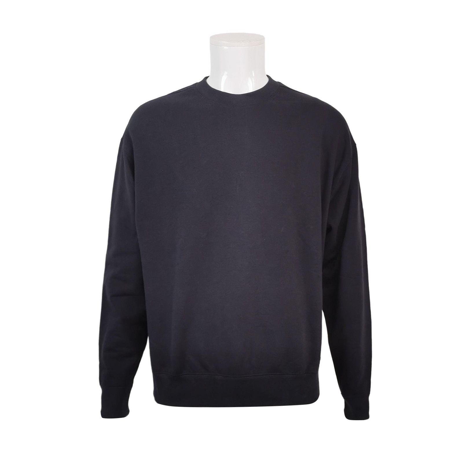 Jil Sander Jil Sander Navy Cotton Logo Sweatshirt Size L Size US L / EU 52-54 / 3 - 2 Thumbnail