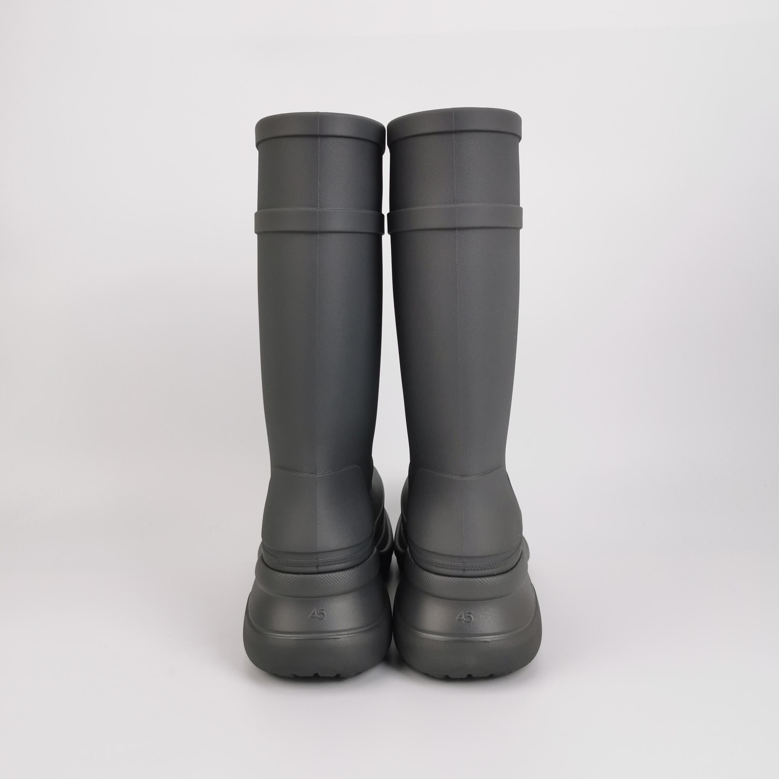 Balenciaga Balenciaga x Crocs Logo Long Boots 45 Size US 12 / EU 45 - 5 Thumbnail