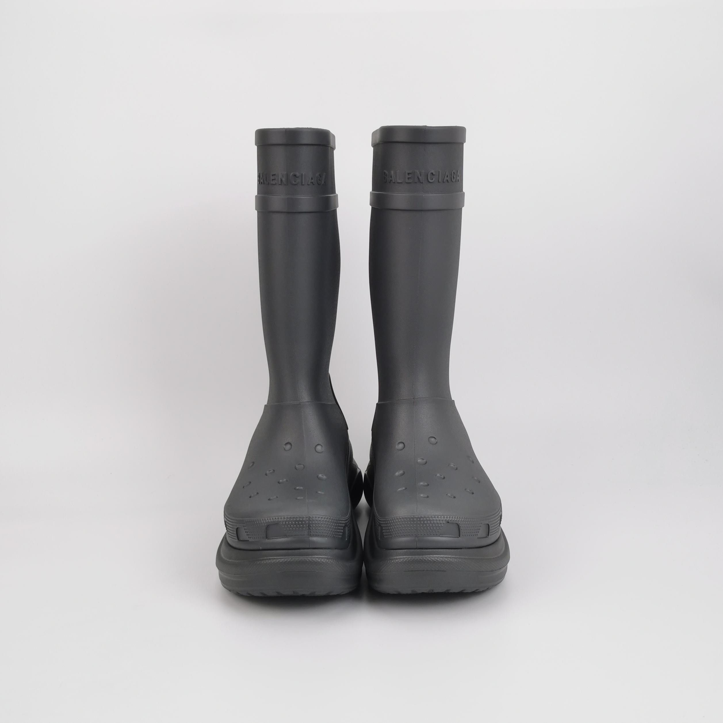 Balenciaga Balenciaga x Crocs Rubber Tall Boots EU 43 Size US 10 / EU 43 - 4 Thumbnail
