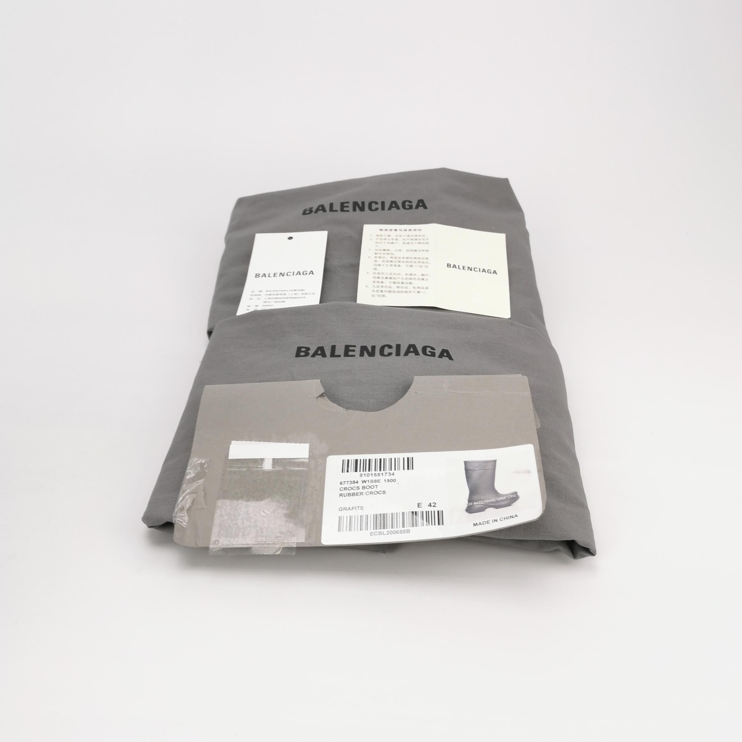 Balenciaga Balenciaga x Crocs Rubber Boots Size 42 Size US 9 / EU 42 - 7 Thumbnail