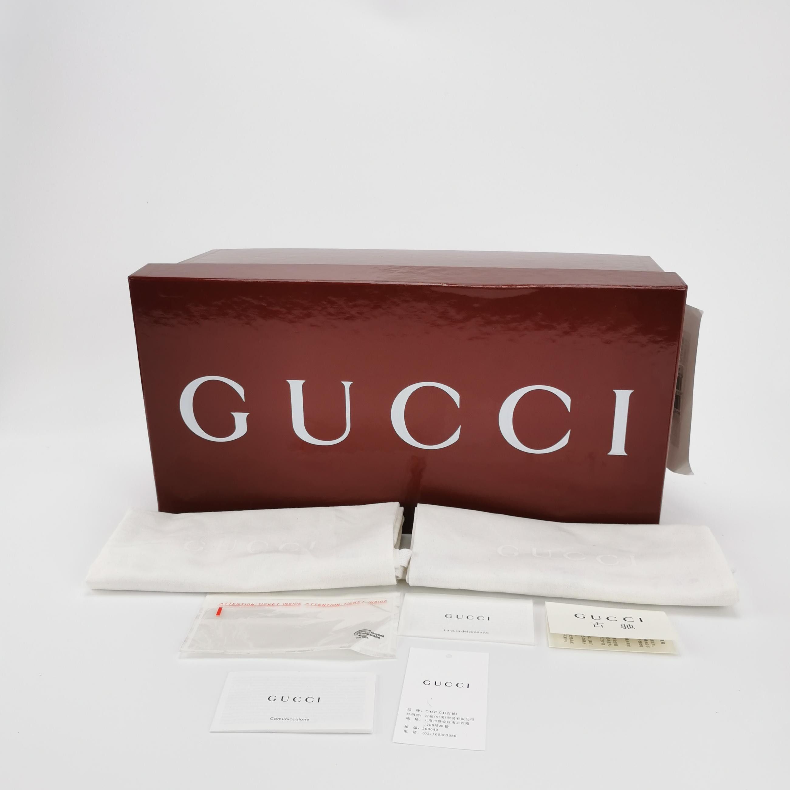 Gucci Gucci Web Stripe Leather Loafers Size 41 Size US 8 / EU 41 - 7 Thumbnail