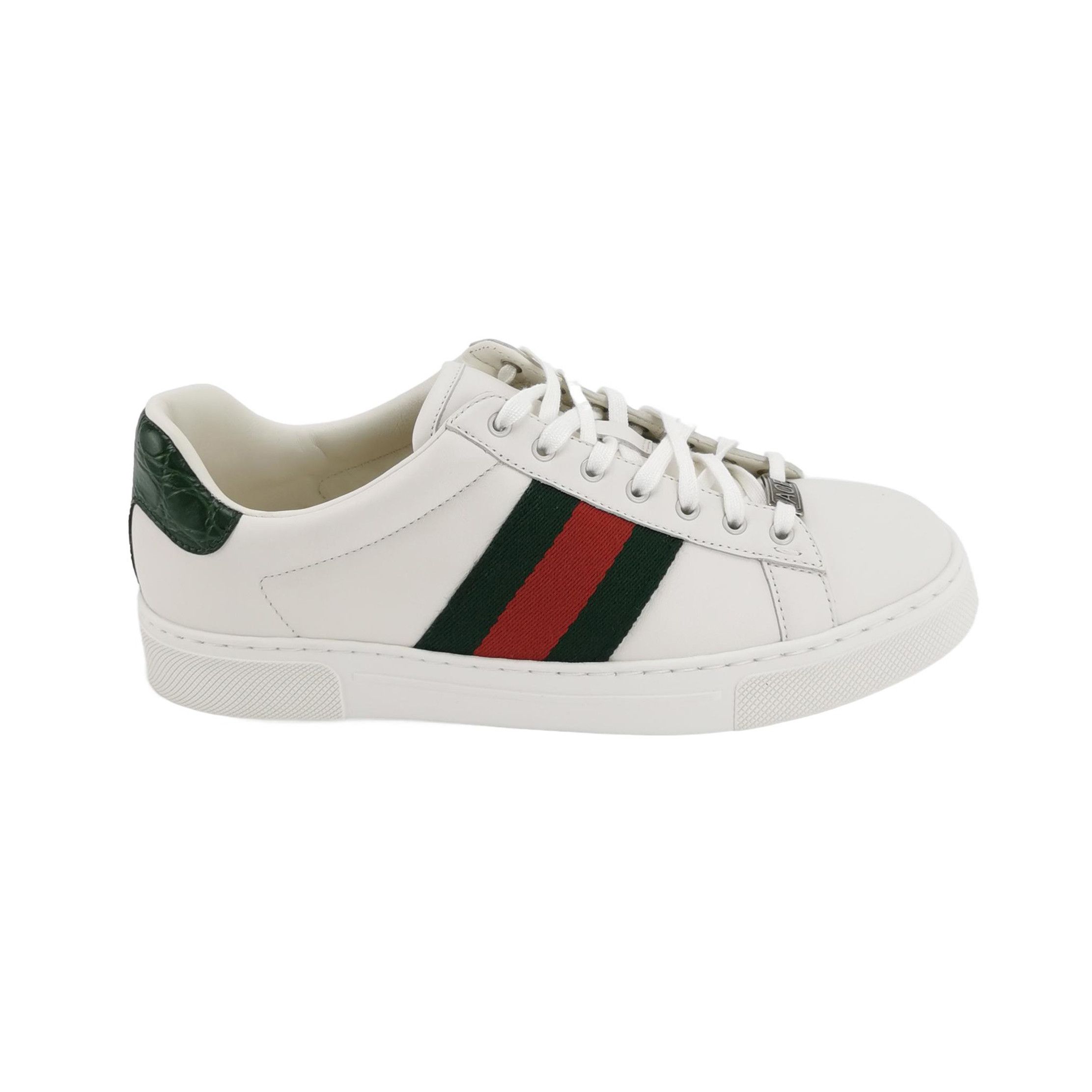Gucci Gucci Ace Web Low-Top Sneakers EU 40.5 Size US 7 / EU 40 - 2 Thumbnail