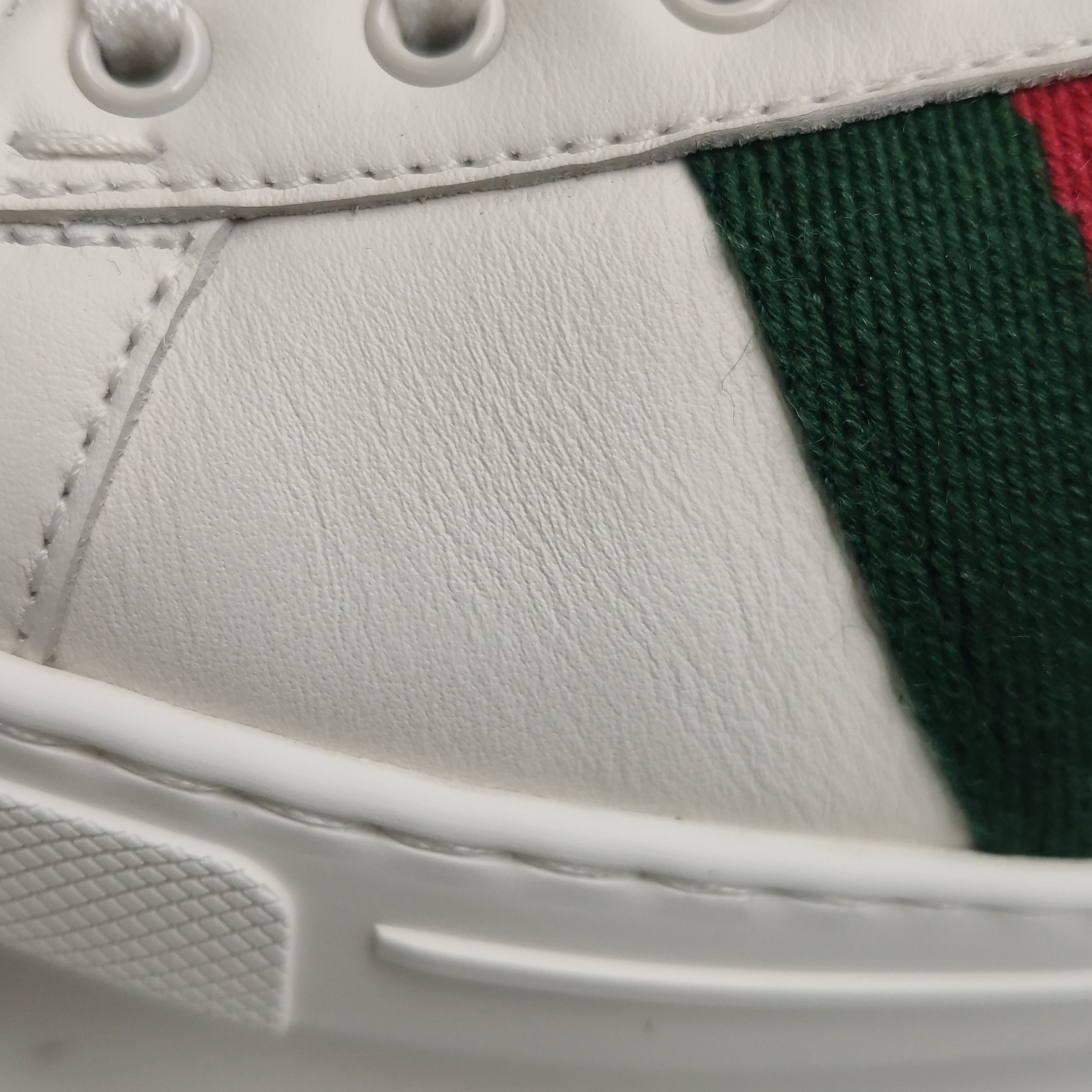 Gucci Gucci Ace Web Low-Top Sneakers EU 40.5 Size US 7 / EU 40 - 12 Thumbnail
