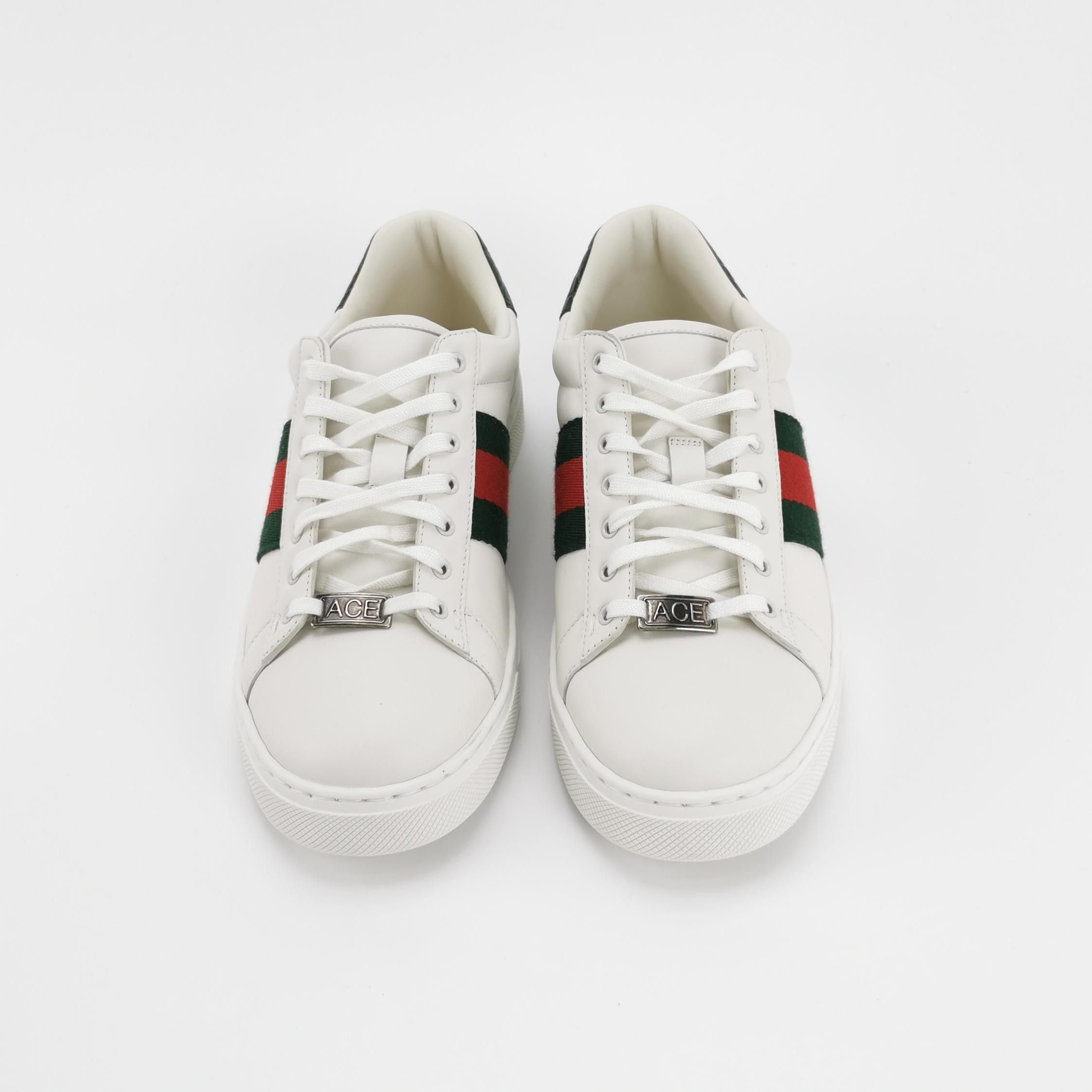 Gucci Gucci Ace Web Low-Top Sneakers EU 40.5 Size US 7 / EU 40 - 4 Thumbnail