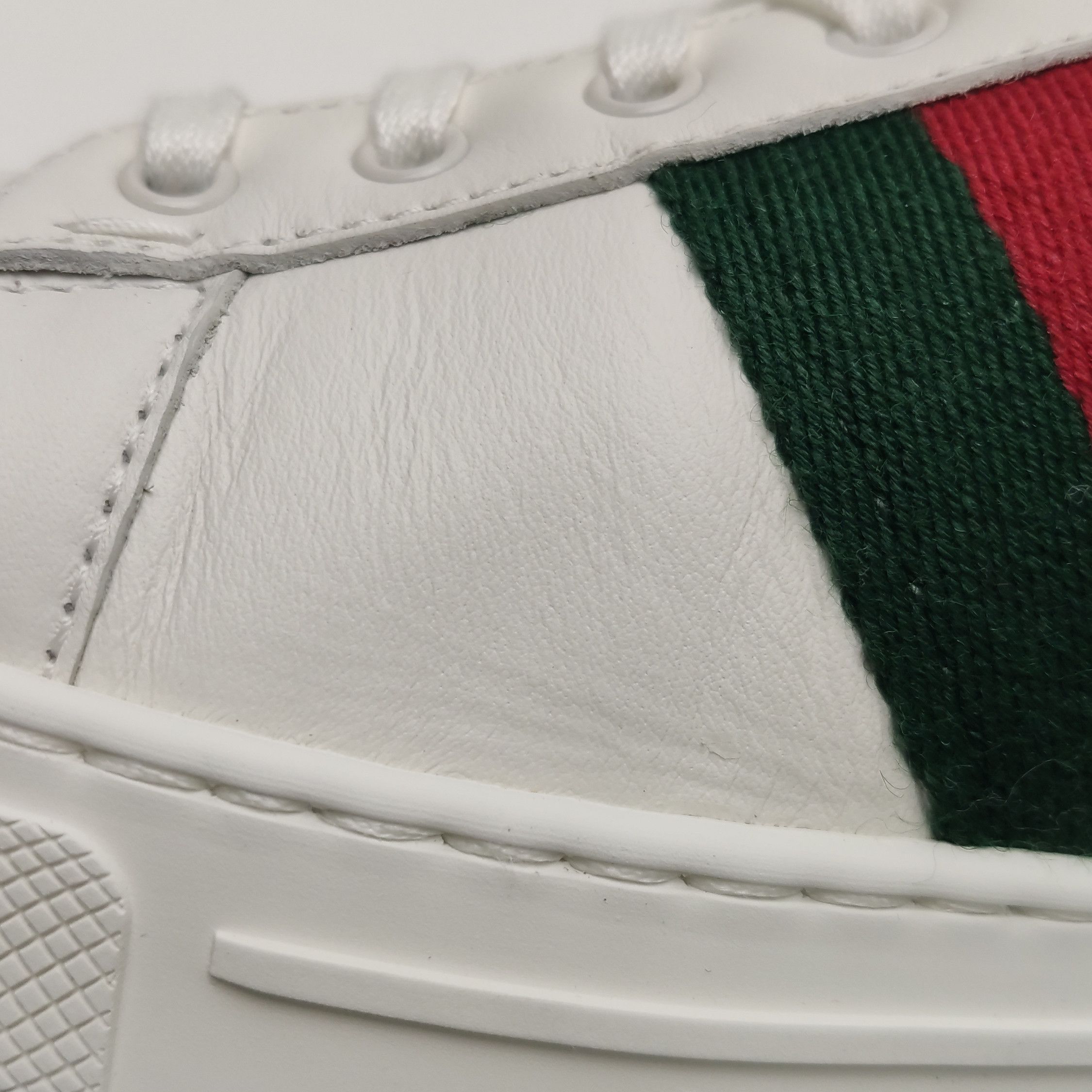 Gucci Gucci Ace Web Low-Top Sneakers EU 40.5 Size US 7 / EU 40 - 11 Thumbnail