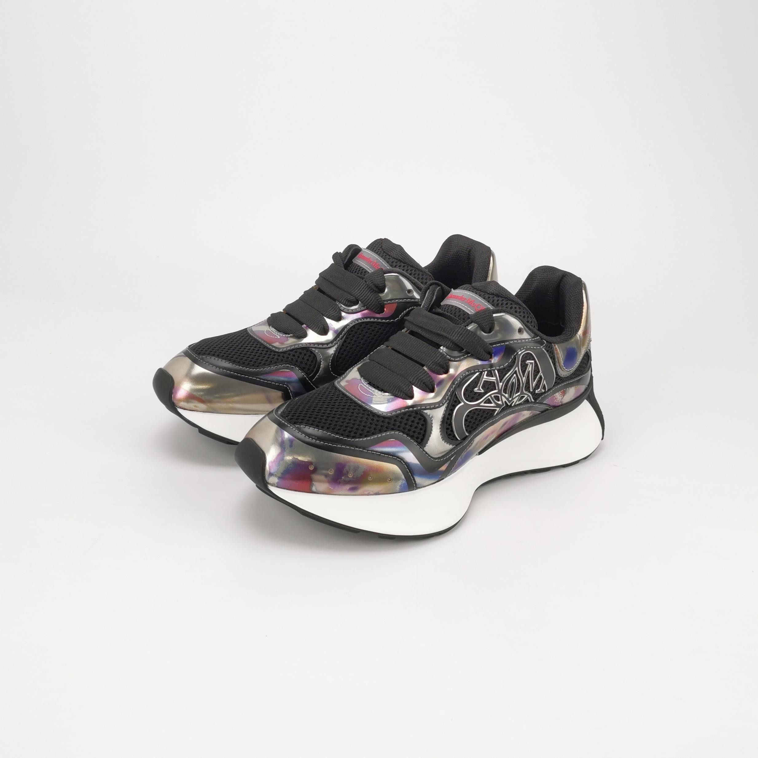 Alexander McQueen Alexander McQueen Iridescent Mesh Sneakers 39 Size US 6 / EU 39 - 3 Thumbnail