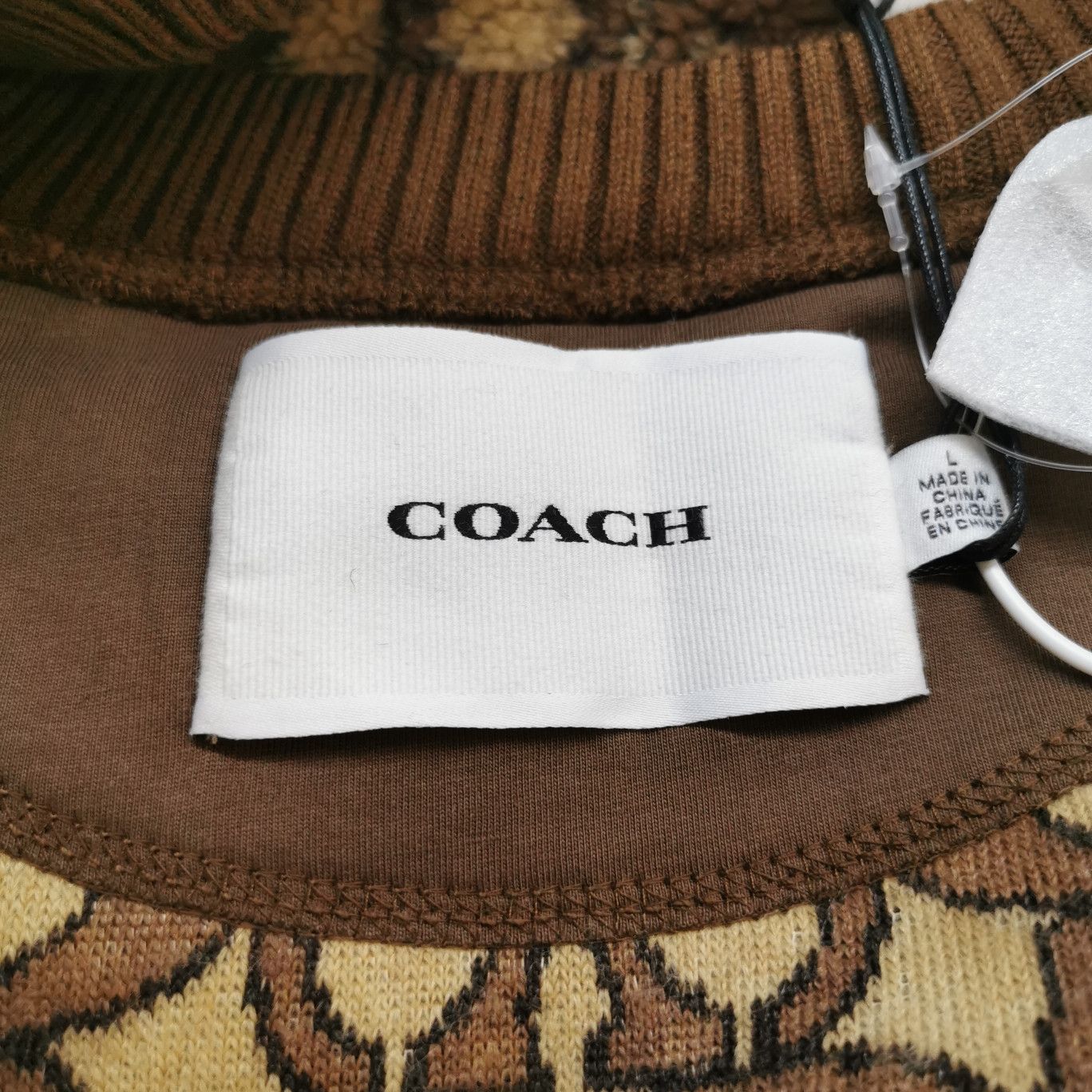 Coach Coach Monogram Fleece Crewneck Sweatshirt L Size US L / EU 52-54 / 3 - 7 Thumbnail