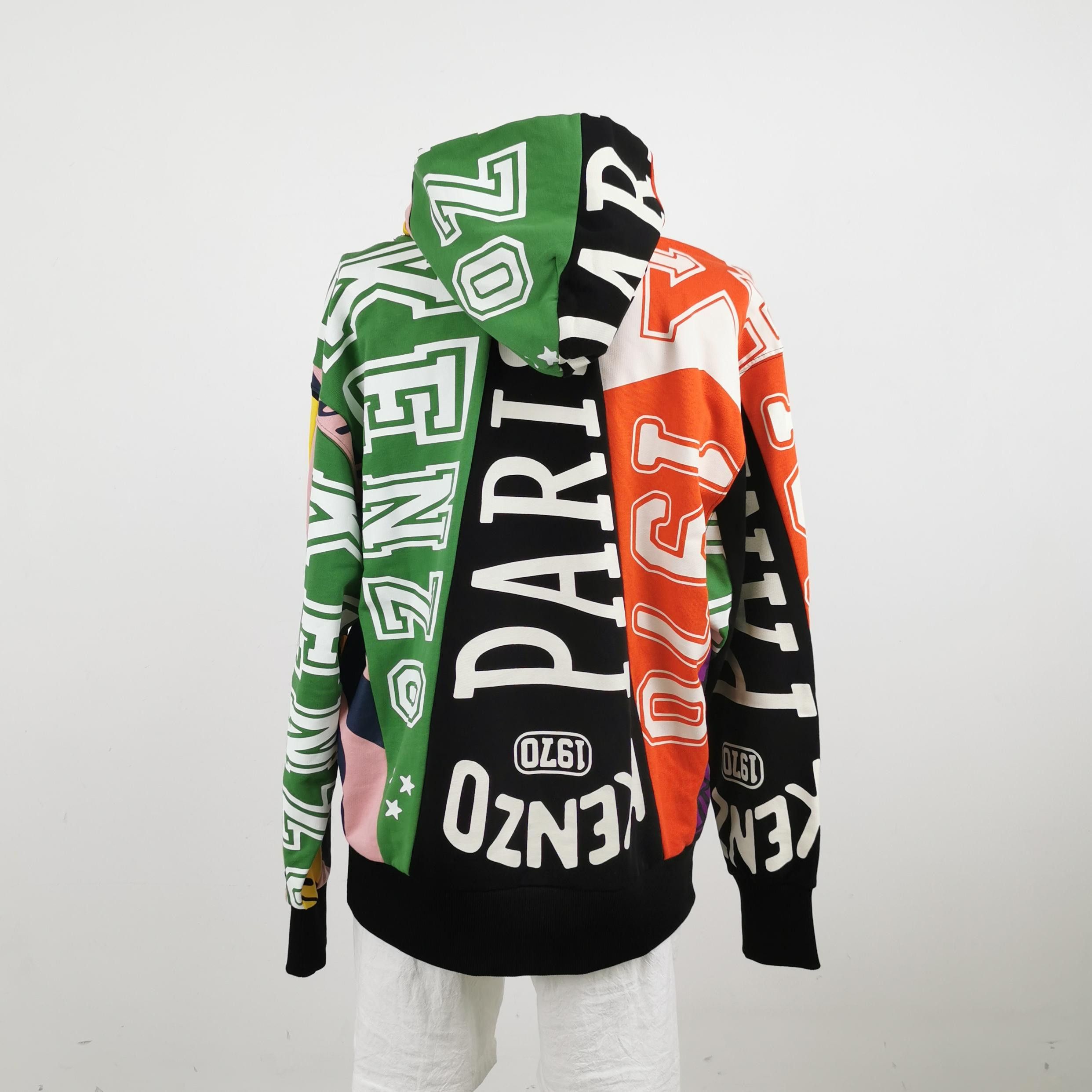Kenzo Kenzo Flags Colorblock Oversize Hoodie Size M Size US M / EU 48-50 / 2 - 4 Thumbnail