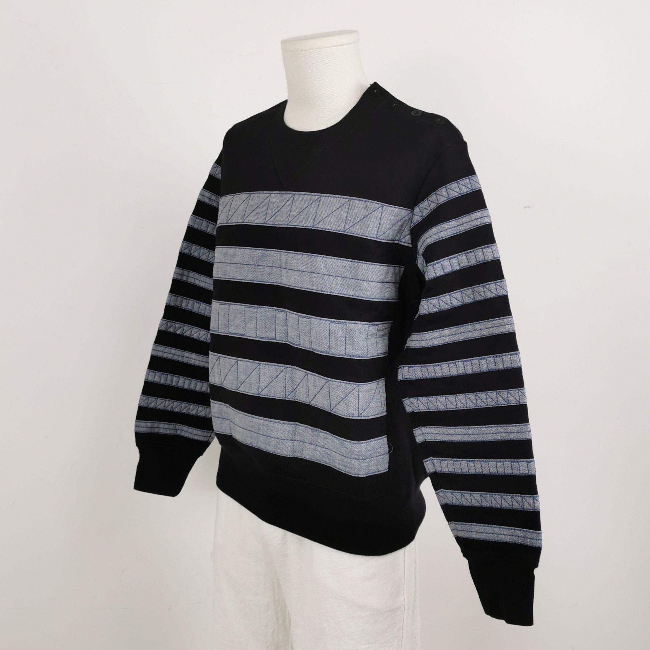 Coach Coach 1941 Panel Striped Cotton Sweatshirt Size S Size US S / EU 44-46 / 1 - 3 Thumbnail