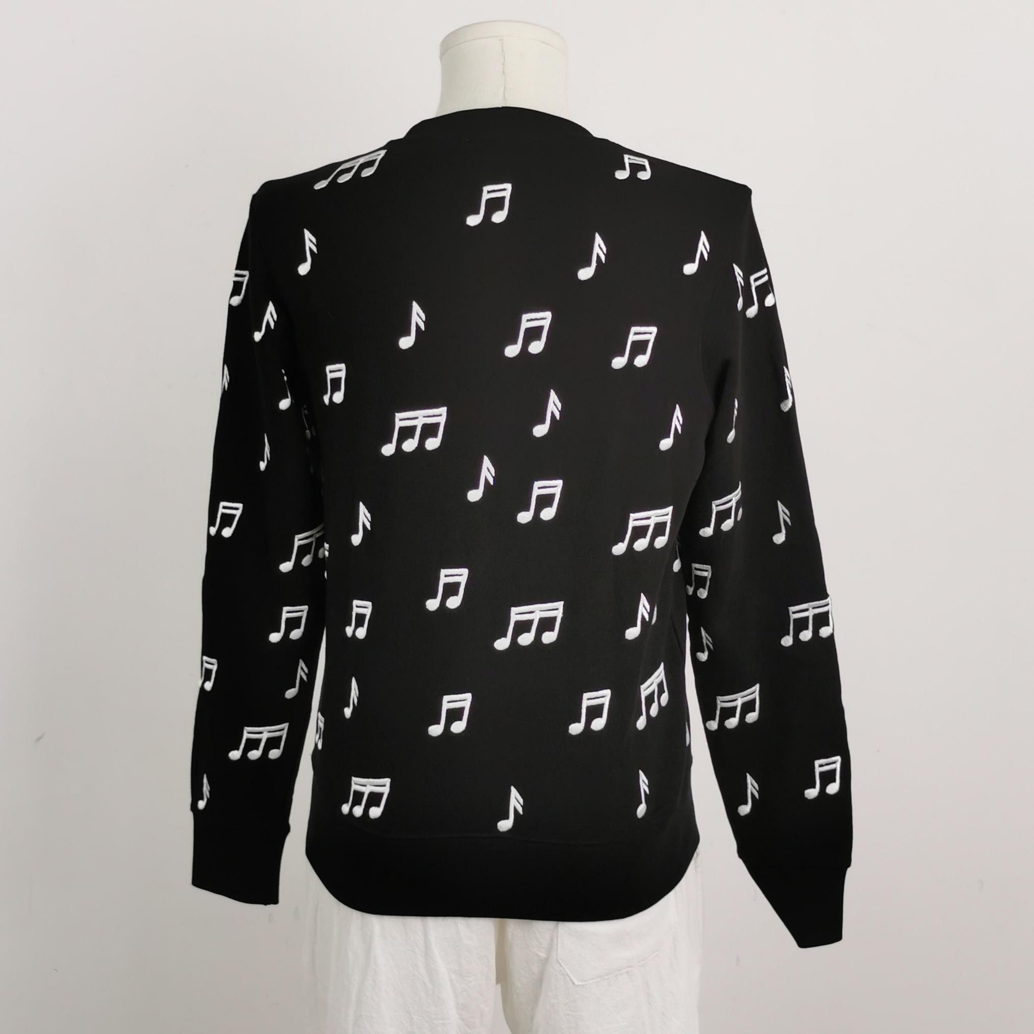 Sandro Sandro Musical Note Print Sweatshirt XS Size US XS / EU 42 / 0 - 3 Thumbnail