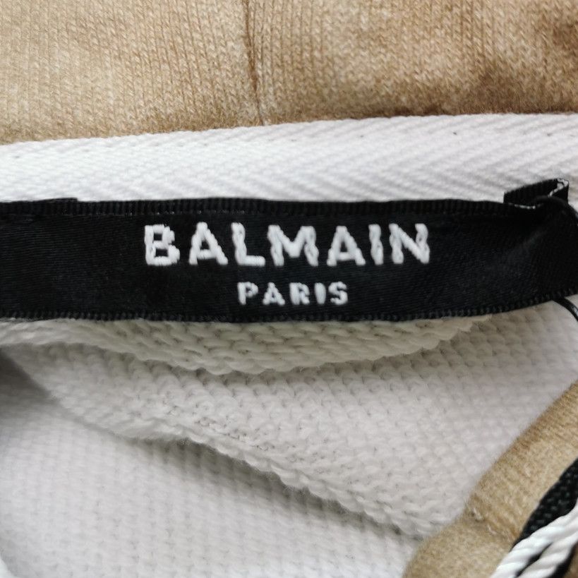 Balmain Balmain Logo Cotton Hoodie Size M Size US M / EU 48-50 / 2 - 6 Thumbnail