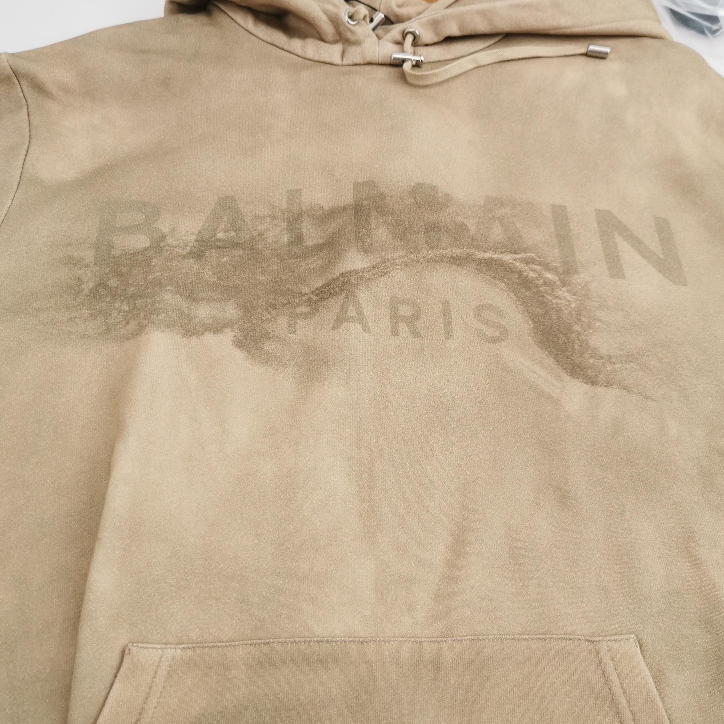 Balmain Balmain Logo Cotton Hoodie Size M Size US M / EU 48-50 / 2 - 4 Thumbnail