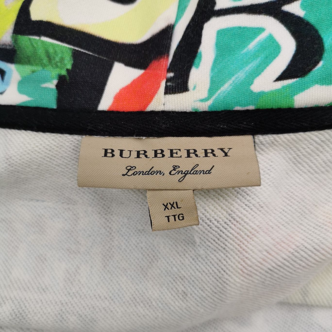 Burberry Burberry Graffiti Print Hoodie XXL Size US XXL / EU 58 / 5 - 7 Thumbnail