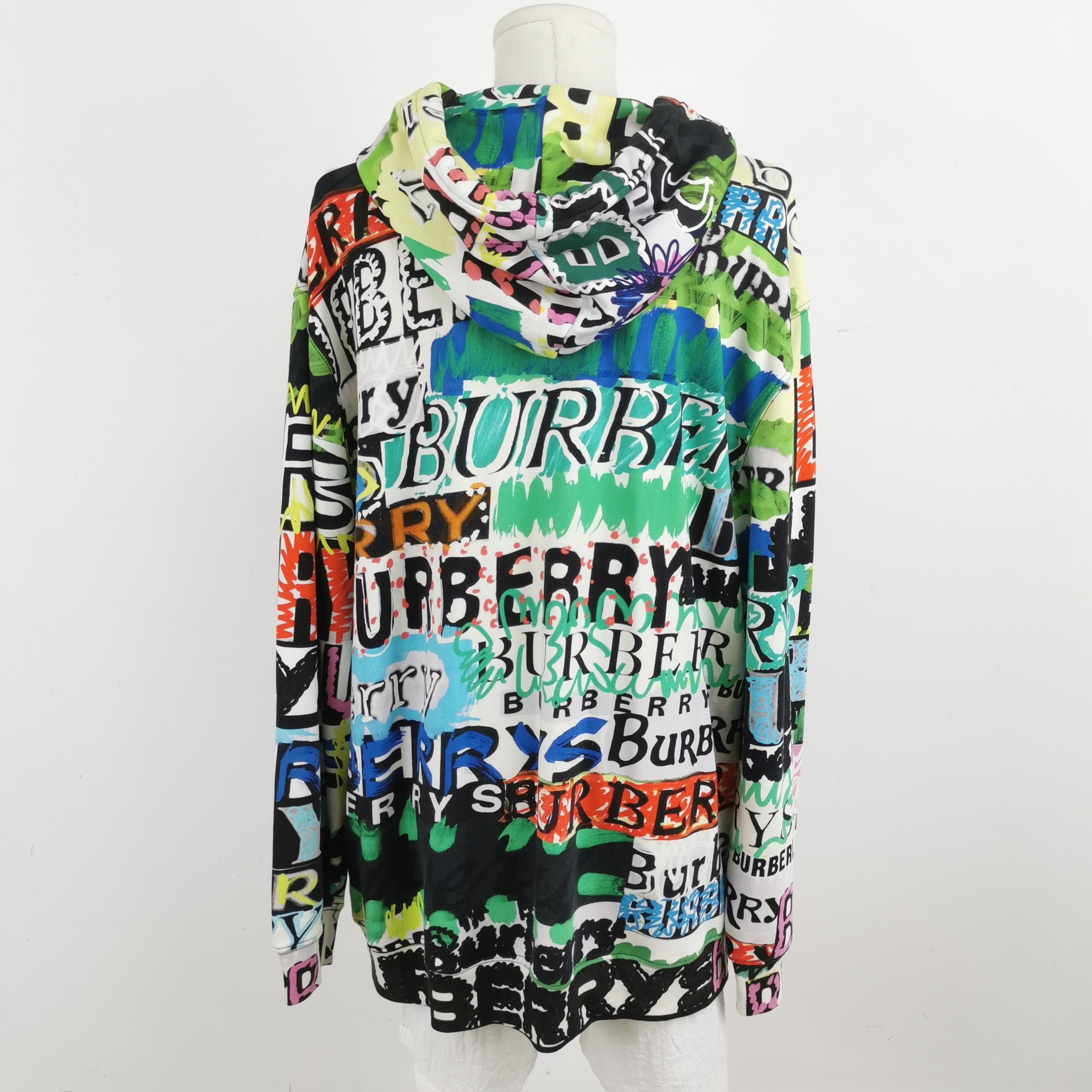 Burberry Burberry Graffiti Print Hoodie XXL Size US XXL / EU 58 / 5 - 3 Thumbnail