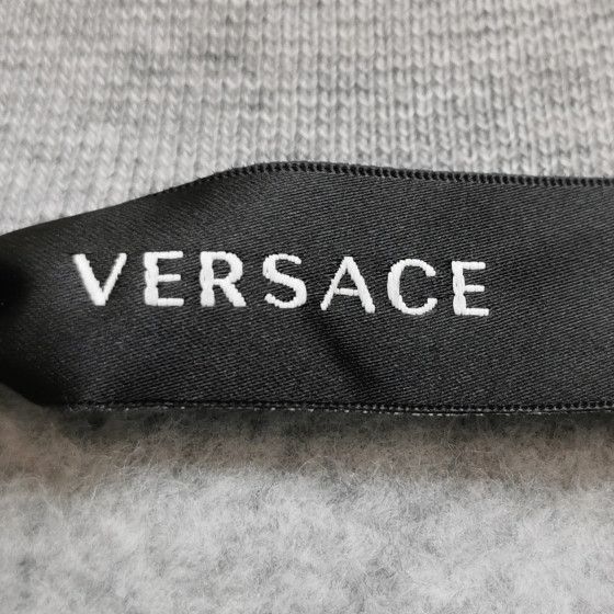 Versace Versace Embroidered Logo Cotton Sweatshirt Size S Size US S / EU 44-46 / 1 - 6 Thumbnail