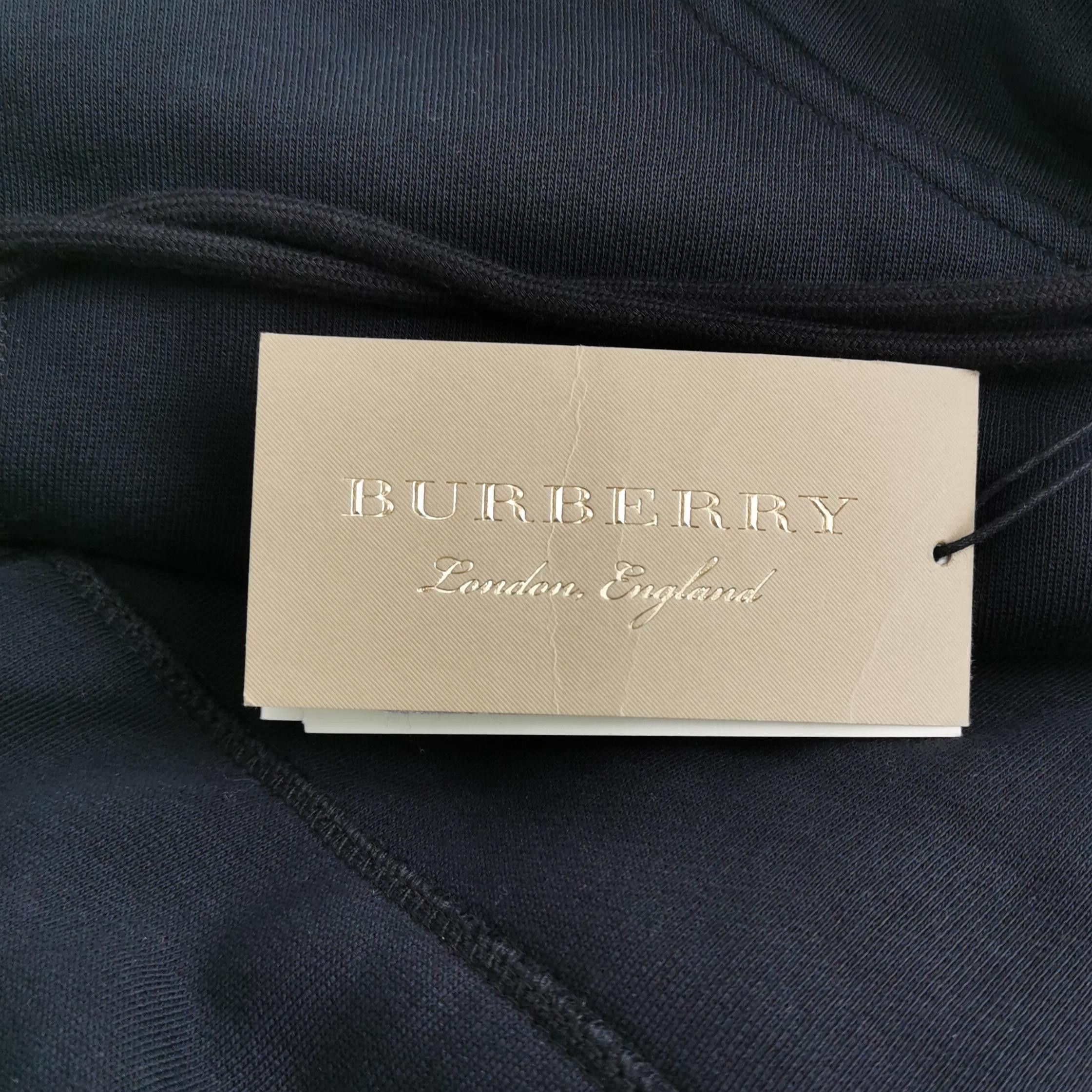 Burberry Burberry Tonal EKD Embroidered Hoodie Black XS Size US XS / EU 42 / 0 - 5 Thumbnail