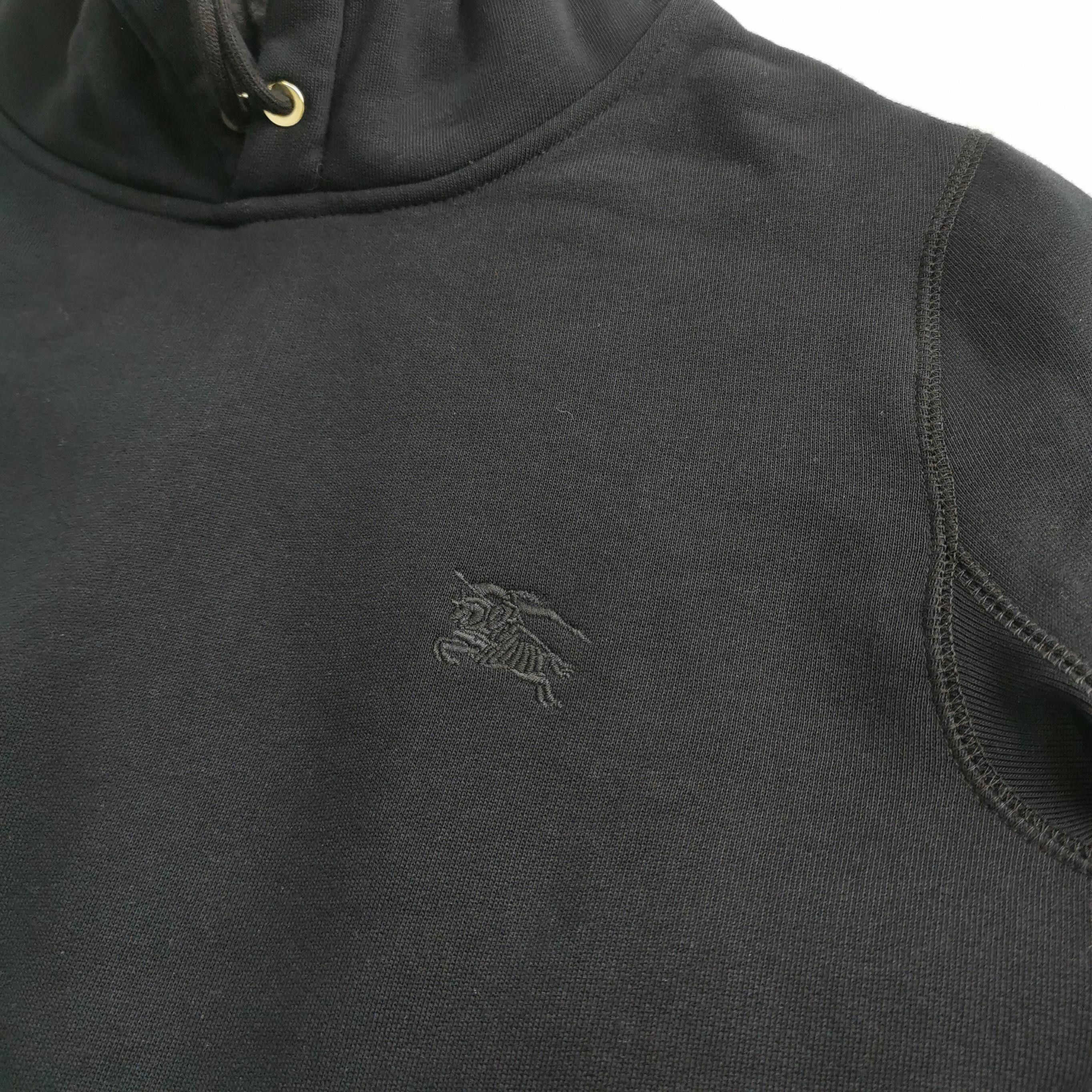 Burberry Burberry Tonal EKD Embroidered Hoodie Black XS Size US XS / EU 42 / 0 - 4 Thumbnail