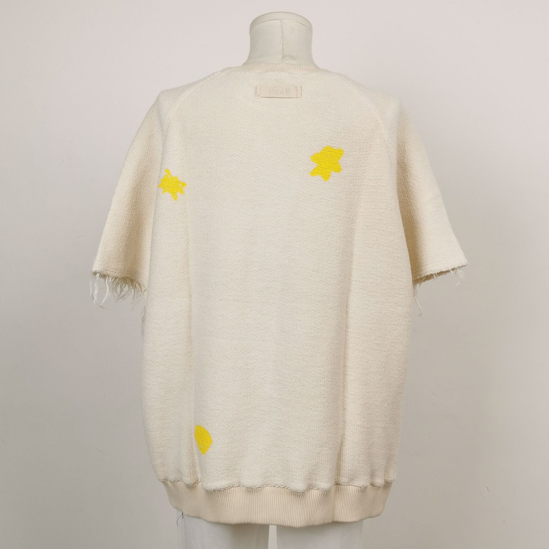 MSGM MSGM Graphic Print Raw Hem Sweatshirt Size S Size US S / EU 44-46 / 1 - 3 Thumbnail