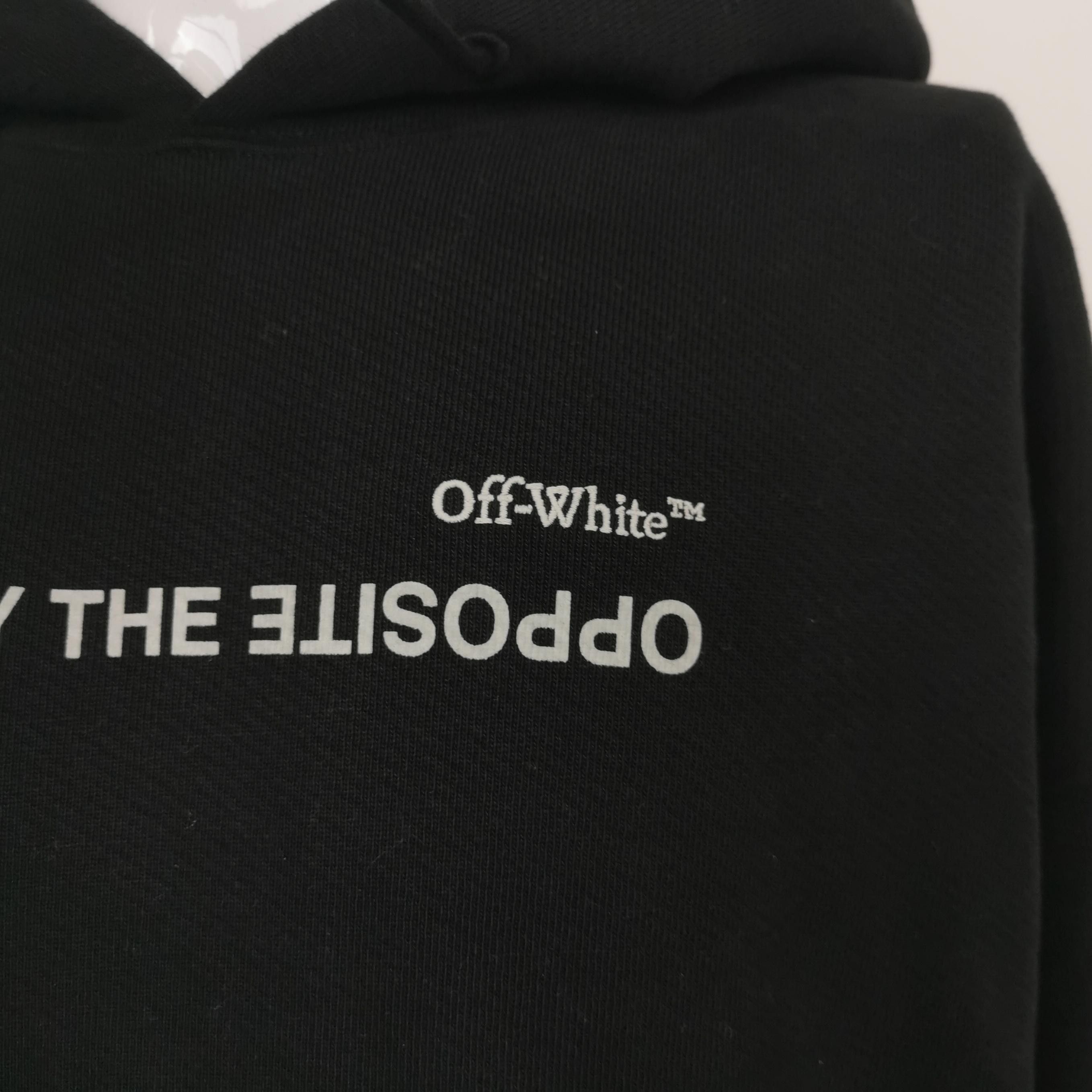 Off-White Off-White Exactly The Opposite Hoodie Size M Size US M / EU 48-50 / 2 - 4 Thumbnail