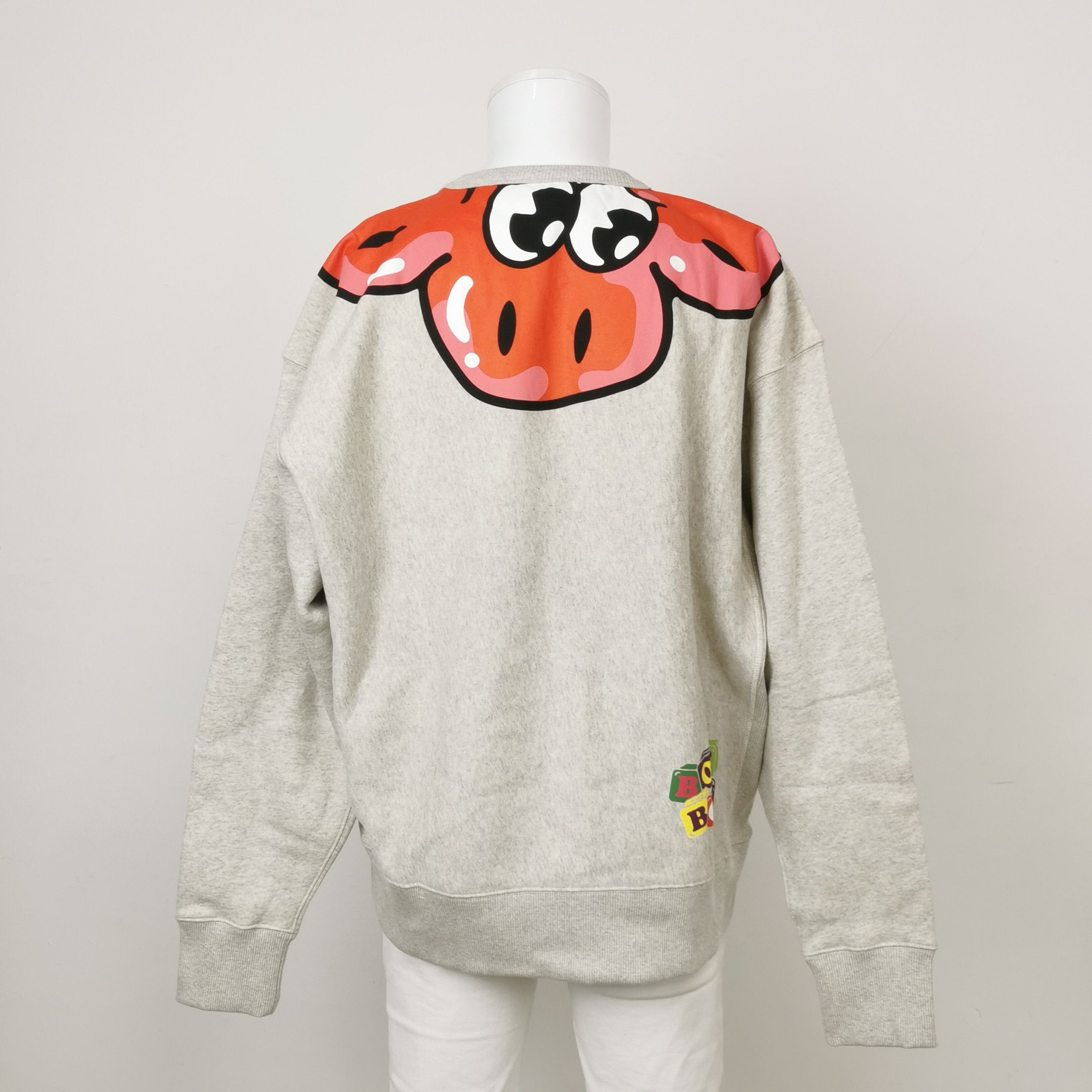 Kenzo Kenzo Graphic Logo Heather Gray Sweatshirt L Size US L / EU 52-54 / 3 - 3 Thumbnail