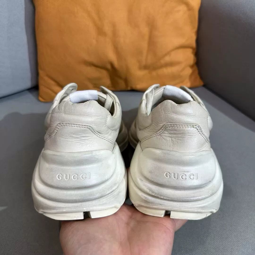 Gucci Gucci Distressed White Lowtop Sneakers 7 Men Size US 7 / EU 40 - 3 Thumbnail