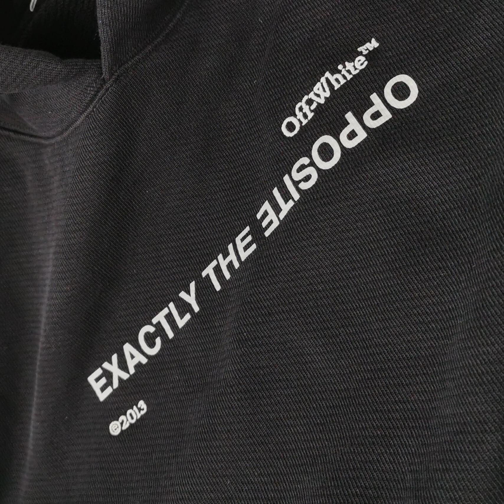 Off-White Off-White Logo Print Hoodie Black Size S Size US S / EU 44-46 / 1 - 4 Thumbnail