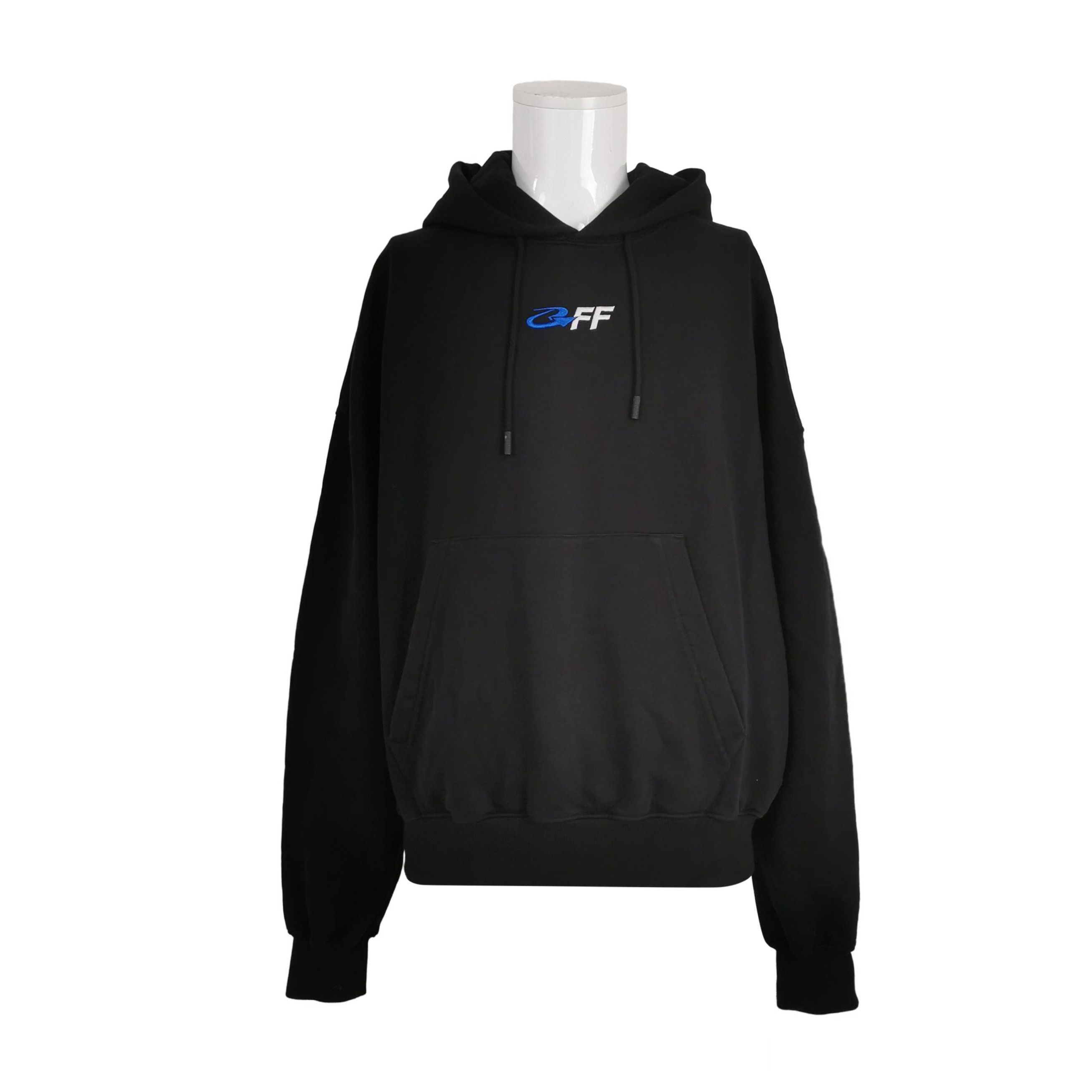 Off-White Off-White Embroidered Logo Hoodie Black S Size US S / EU 44-46 / 1 - 2 Thumbnail
