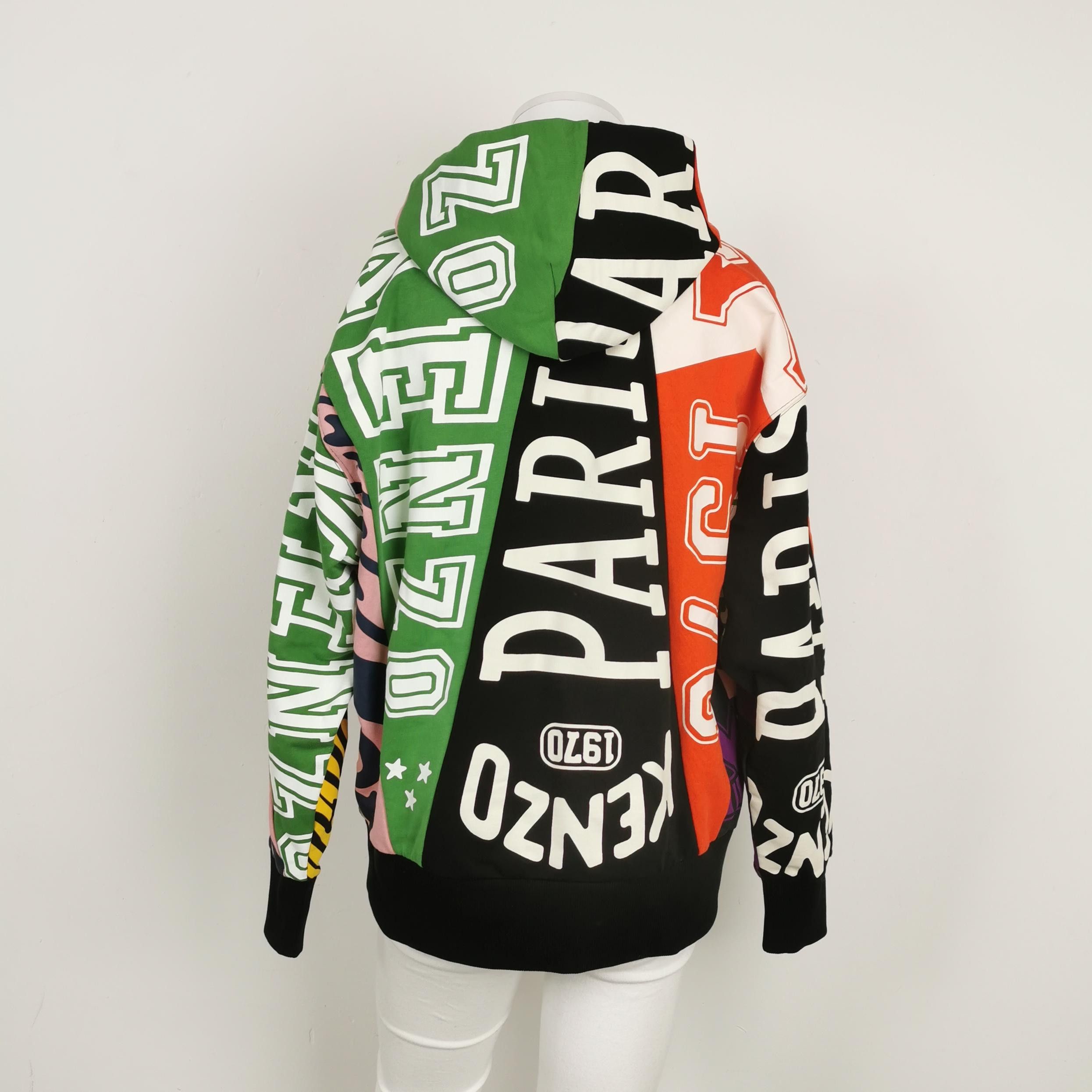 Kenzo Kenzo Flags Patchwork Hoodie US M Size US M / EU 48-50 / 2 - 3 Thumbnail