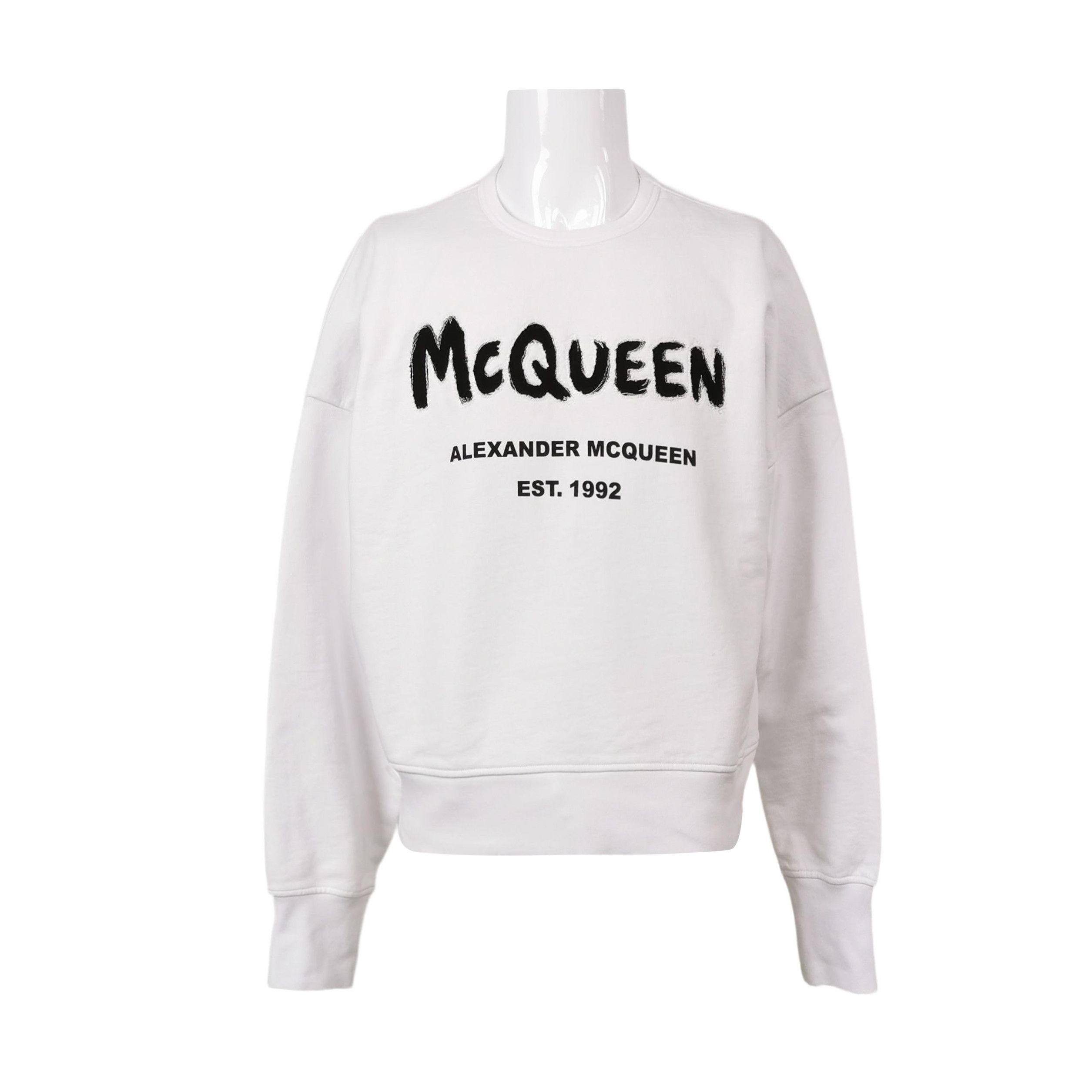 Alexander McQueen Alexander McQueen Graphic Logo Sweatshirt S Size US S / EU 44-46 / 1 - 2 Thumbnail