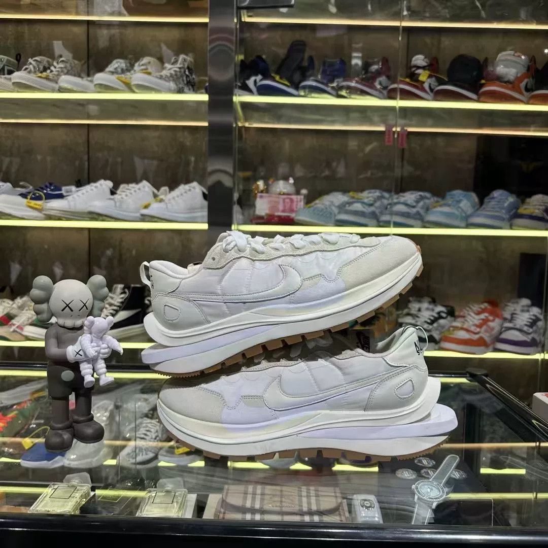Sacai Sacai White Lowtop Sneakers 12.5 Men Size US 12.5 / EU 45-46 - 5 Thumbnail