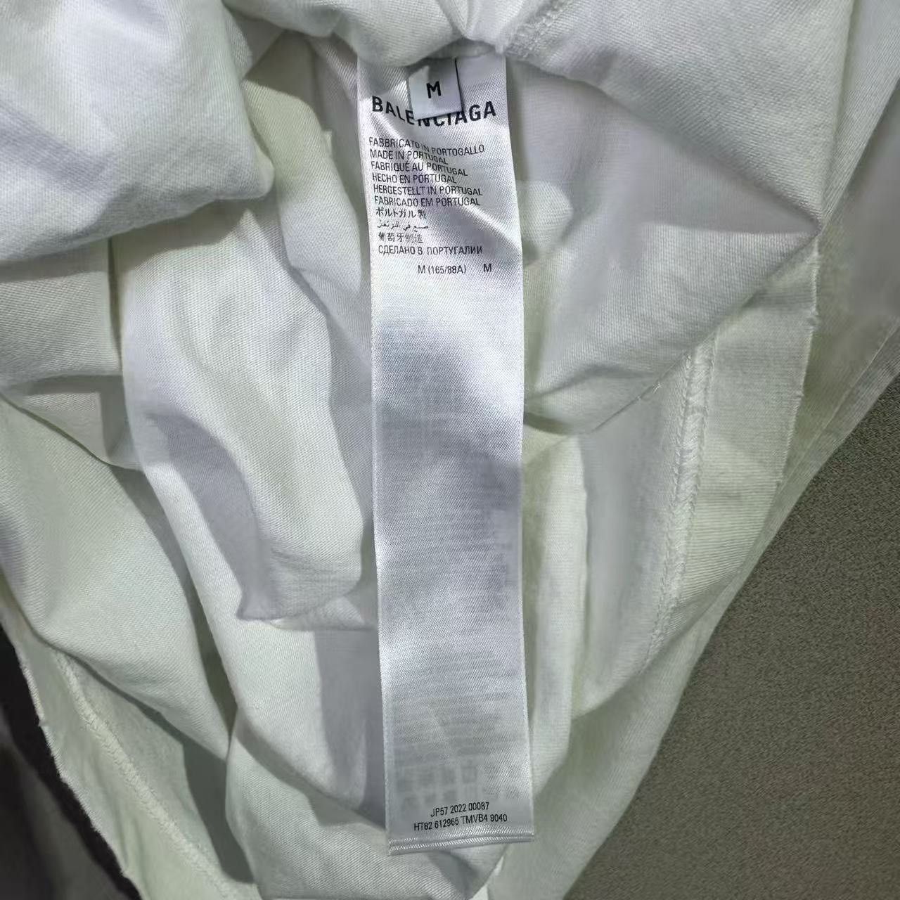 Balenciaga Balenciaga White T-Shirt m Men Size US M / EU 48-50 / 2 - 8 Thumbnail