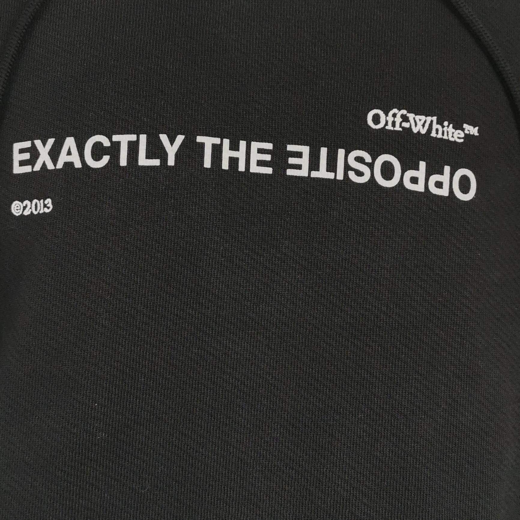 Off-White Off-White Opposite Graphic Hoodie L Size US L / EU 52-54 / 3 - 4 Thumbnail