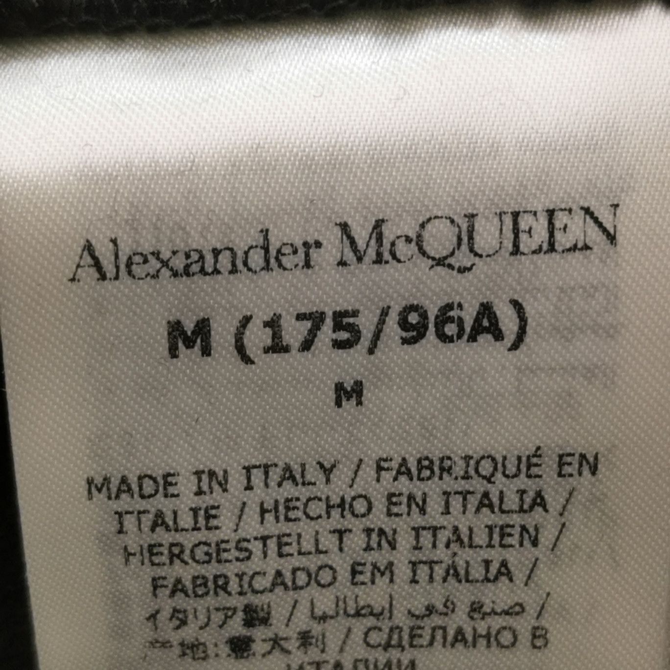 Alexander McQueen Alexander McQueen Graphic Print Logo Hoodie M Size US M / EU 48-50 / 2 - 8 Thumbnail