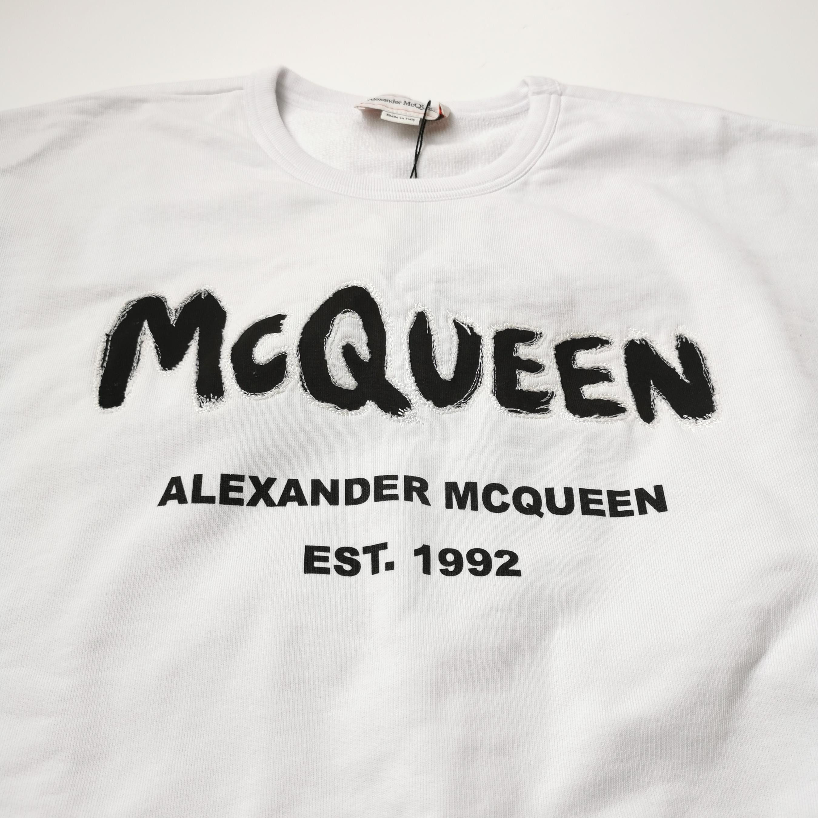 Alexander McQueen Alexander McQueen Logo Print Sweatshirt US M Size US M / EU 48-50 / 2 - 4 Thumbnail