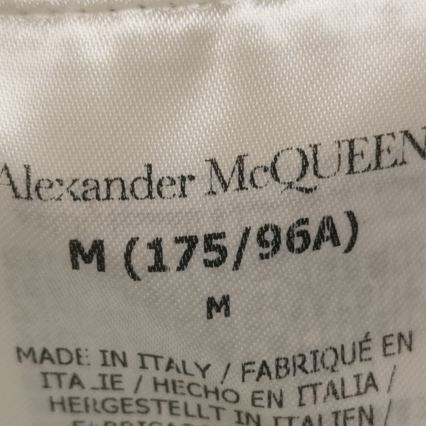 Alexander McQueen Alexander McQueen Logo Print Sweatshirt US M Size US M / EU 48-50 / 2 - 8 Thumbnail
