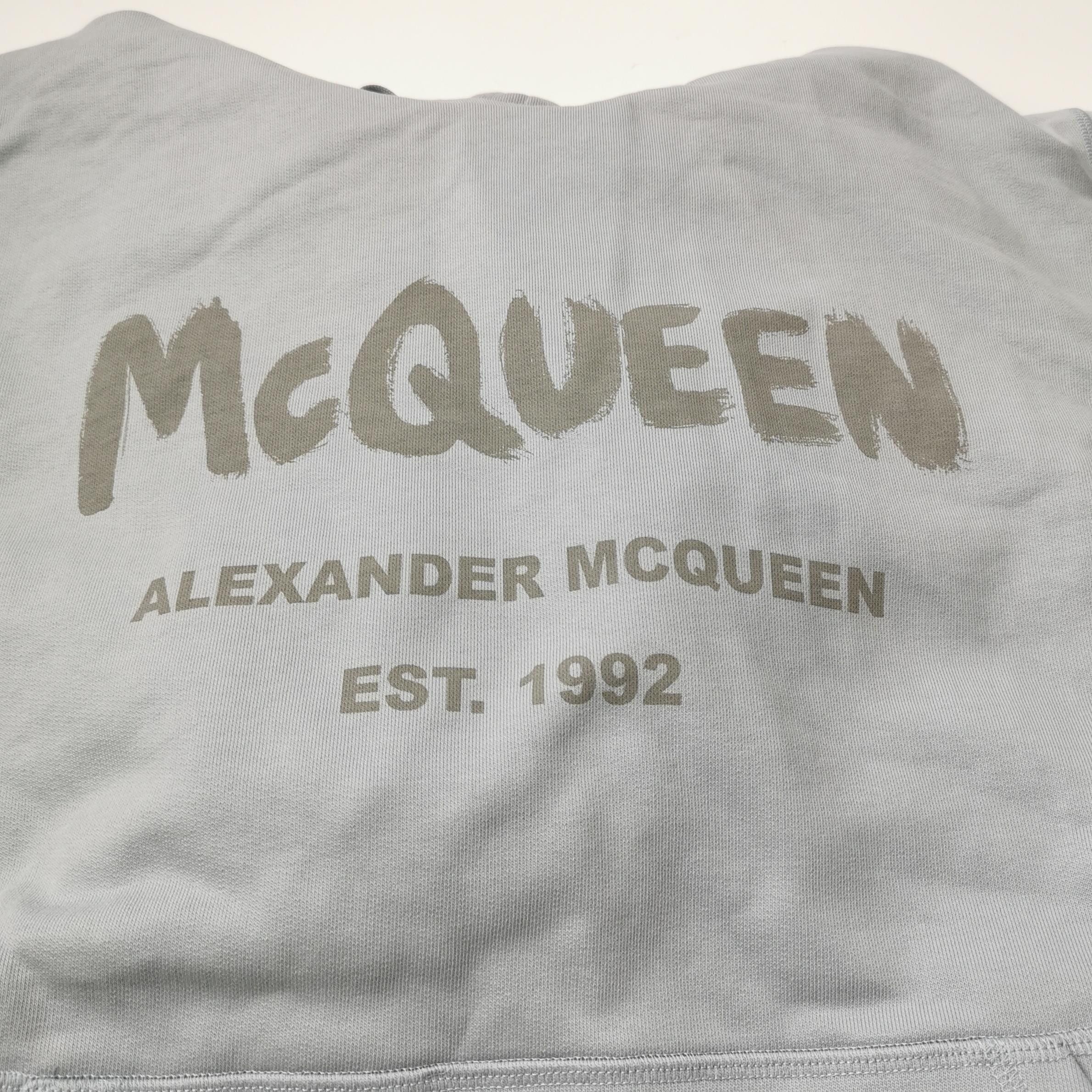 Alexander McQueen Alexander McQueen Logo Print Hoodie XL Size US XL / EU 56 / 4 - 4 Thumbnail