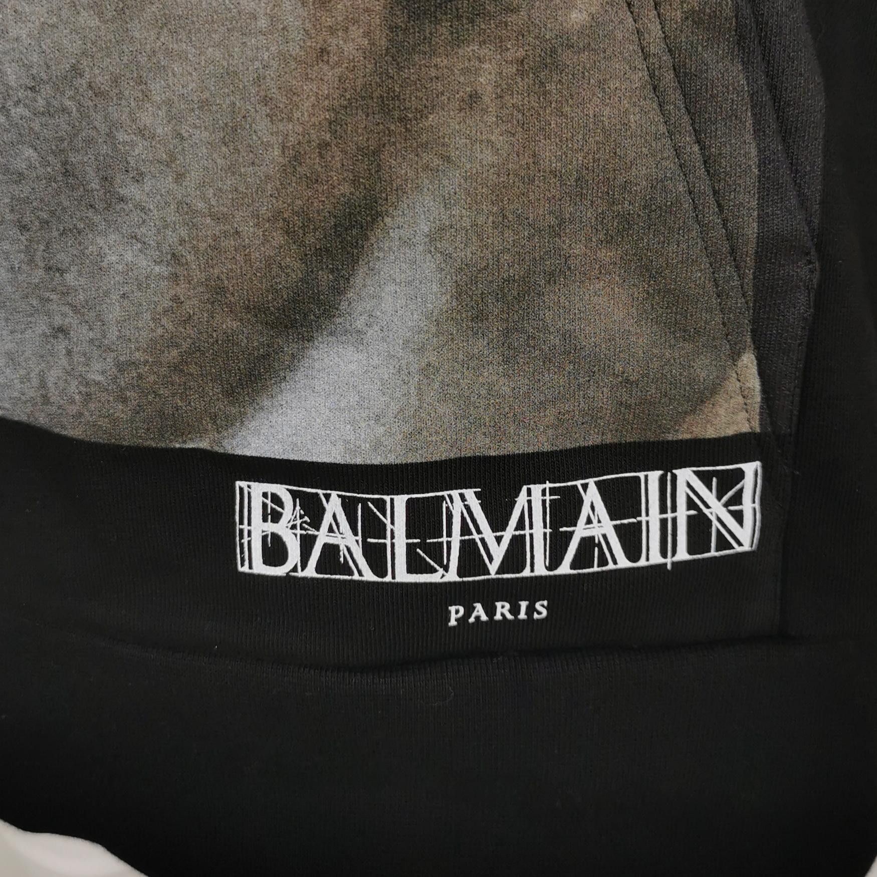 Balmain Balmain Graphic Logo Hoodie Size XL Size US XL / EU 56 / 4 - 4 Thumbnail