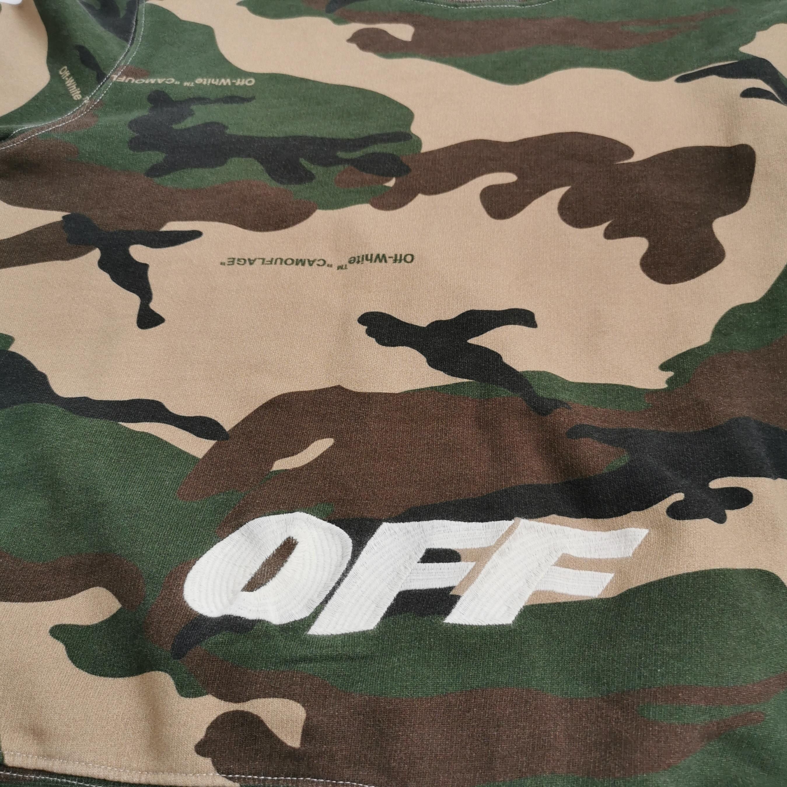 Off-White Off-White Camo Logo Sweatshirt S Size US S / EU 44-46 / 1 - 4 Thumbnail