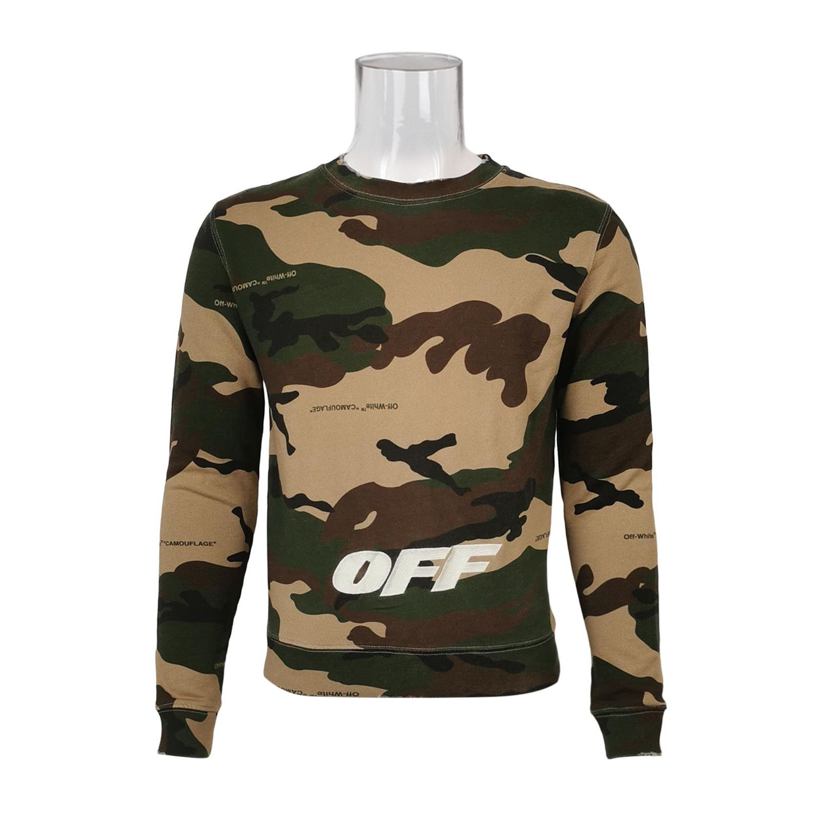 Off-White Off-White Camo Logo Sweatshirt S Size US S / EU 44-46 / 1 - 2 Thumbnail